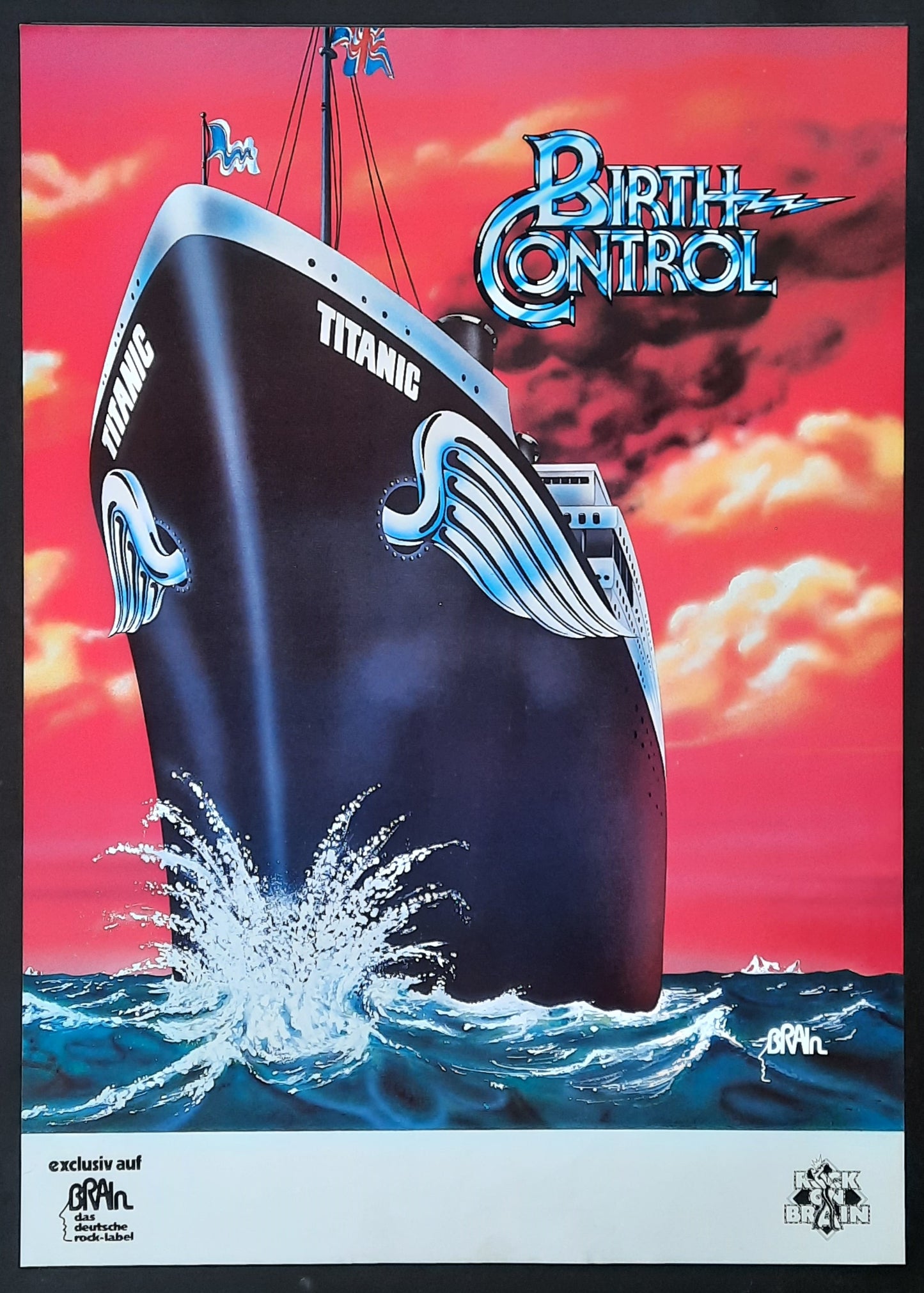BIRTH CONTROL Original Concert Poster 1978 Germany 1