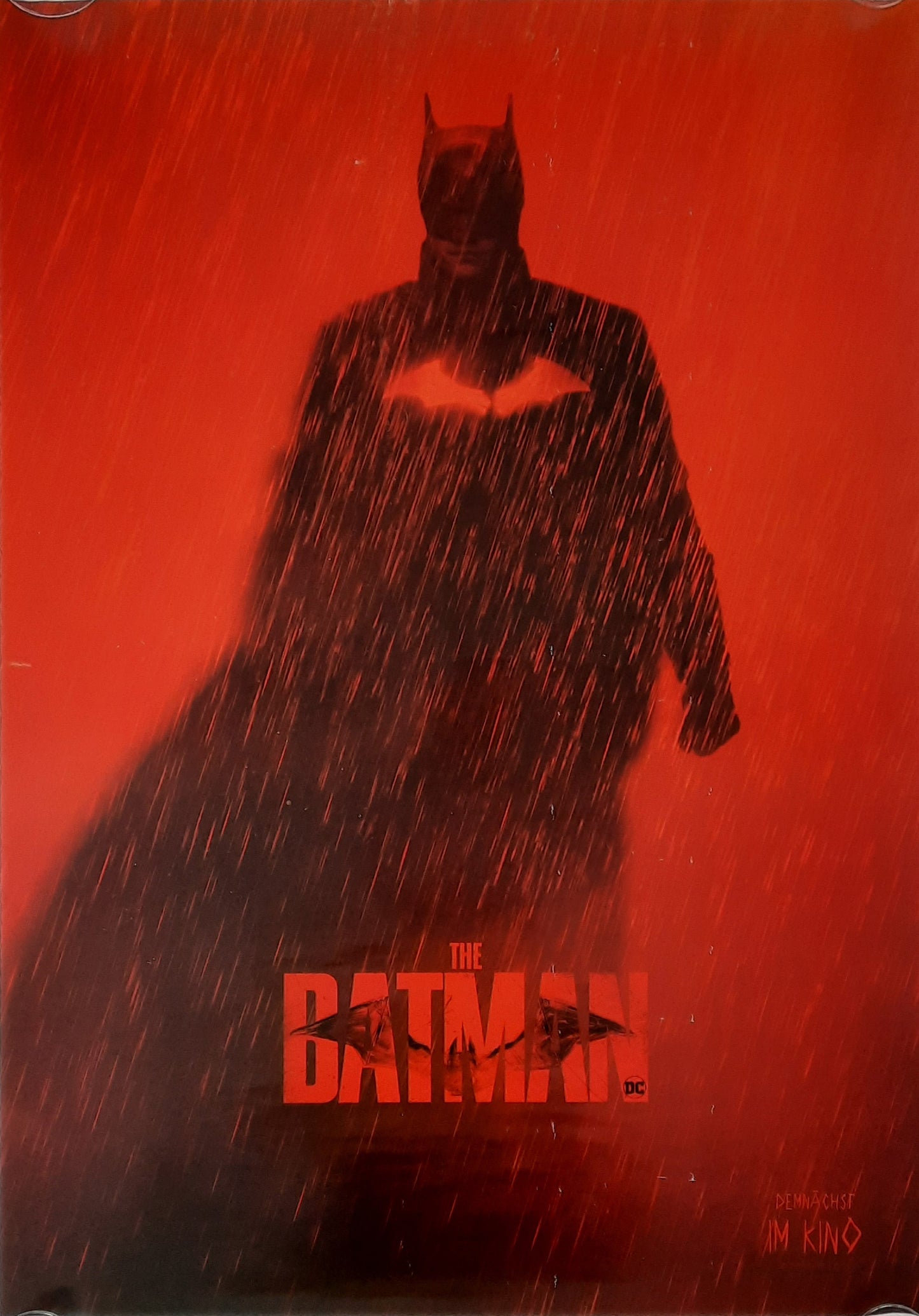 BATMAN Original Movie Poster 2022 Teaser Rare German 1-Sheet