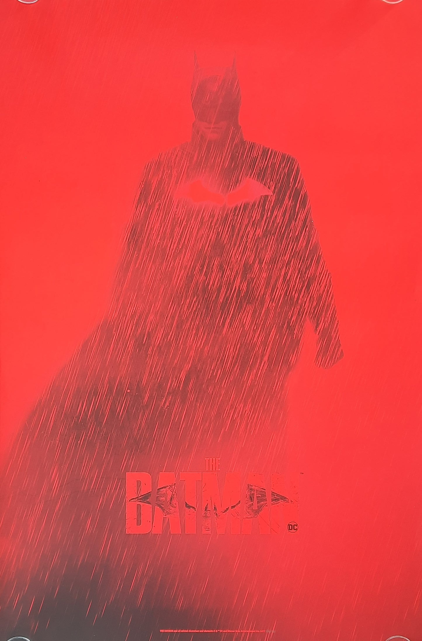 BATMAN Original Movie Poster 2022 Teaser Rare Screenprint by Bottleneck Gallery limited Edition 338/350