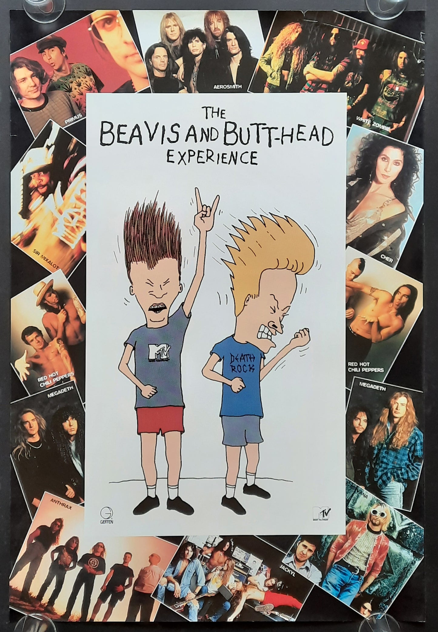 BEAVIS & BUTT-HEAD EXPERIENCE Original Promotion Poster - 1993 "Album"