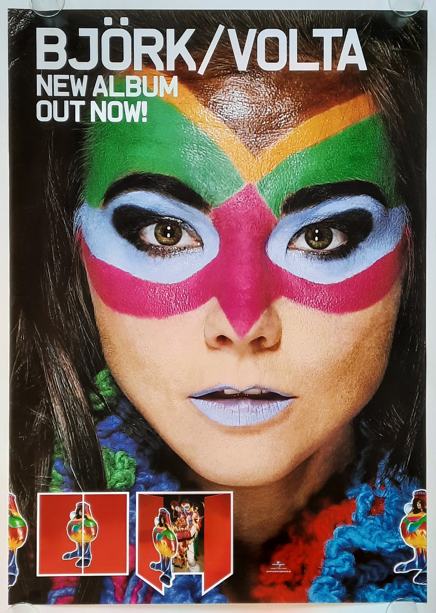 BJÖRK Original Promotion Poster - 2007 Album "Volta"