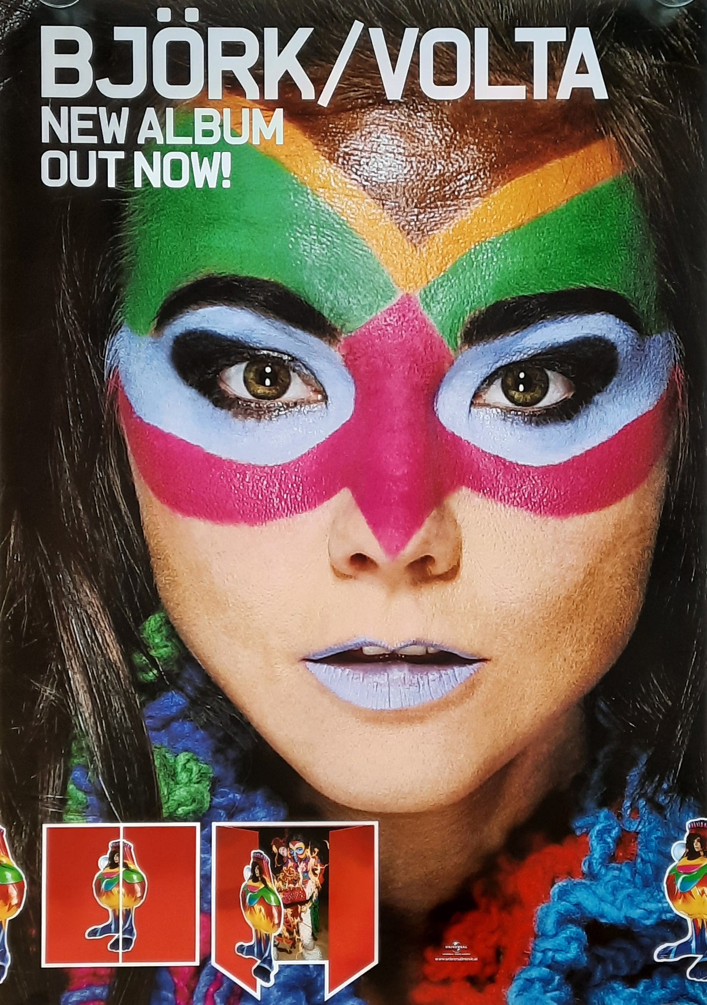 BJÖRK Original Promotion Poster - 2007 Album "Volta"