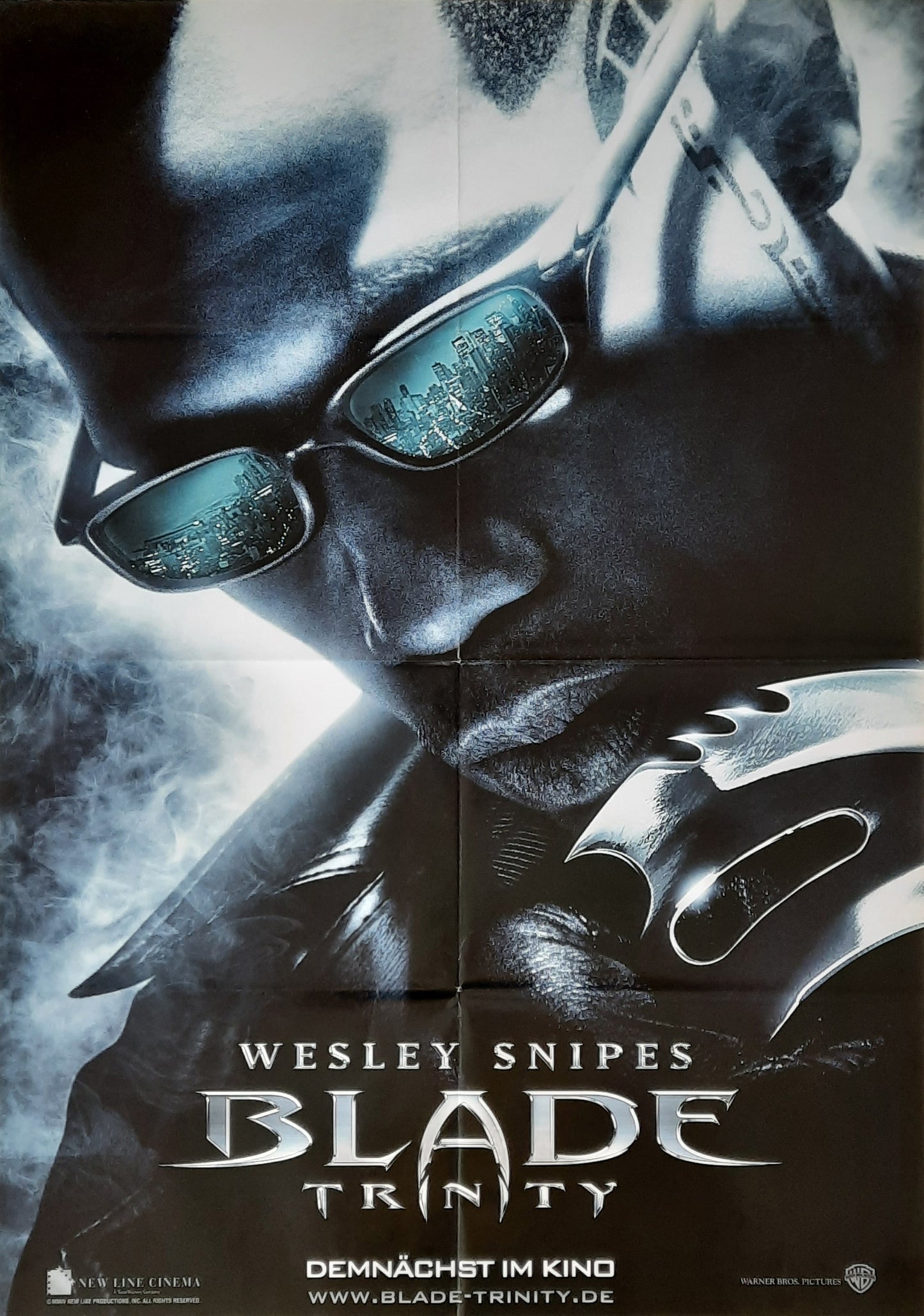 BLADE - Trinity Original Movie Poster 2004 Wesley Snipes German 1-Sheet