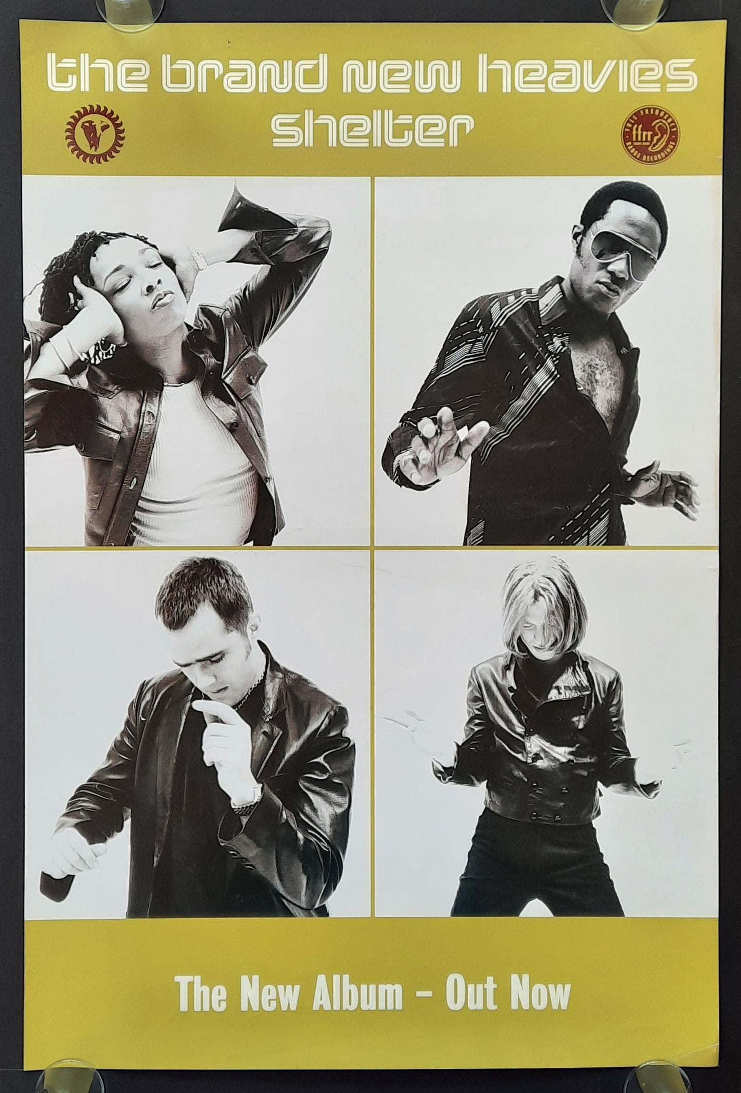 BRAND NEW HEAVIES Original Promotion Poster - 1997 Album "Shelter"