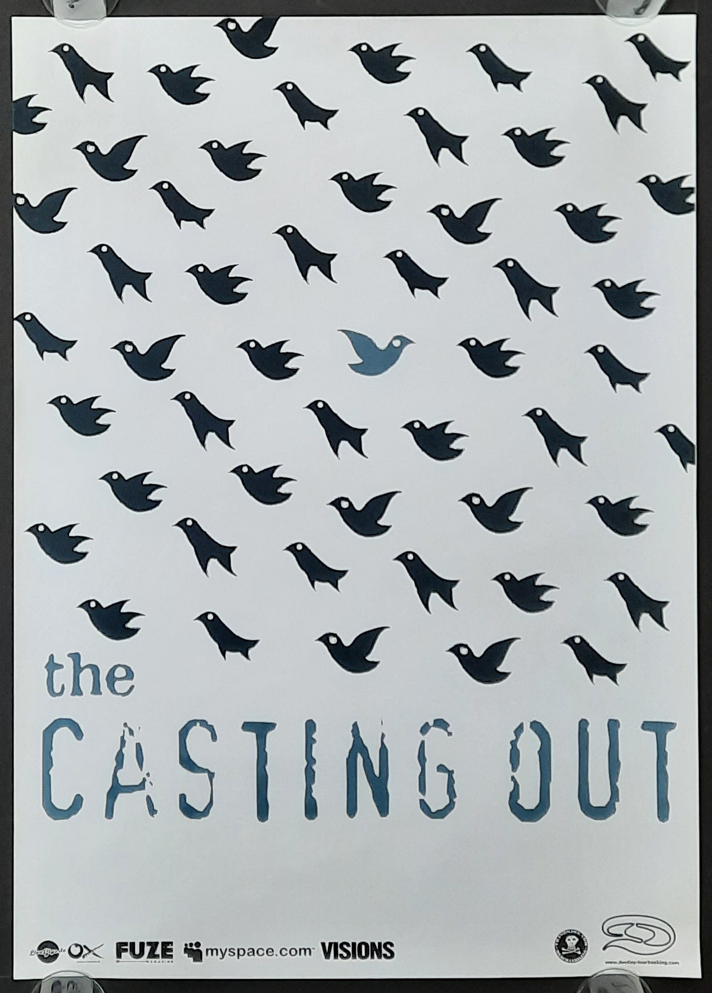 CASTING OUT Original Concert Poster 2007 World Tour 42x59d (3)