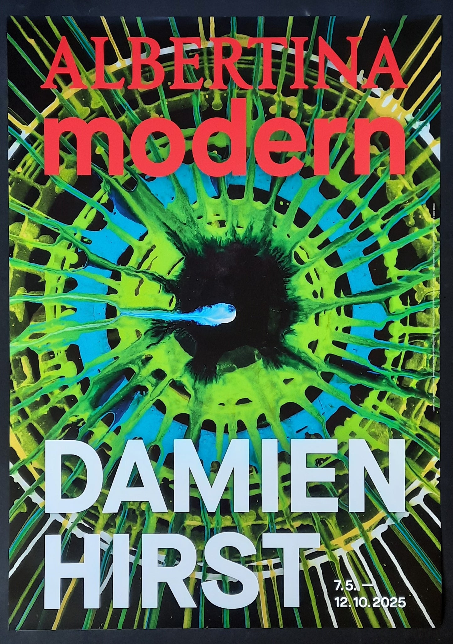 DAMIEN HIRST Original Exhibition Poster 2025 Albertina Vienna Austria I