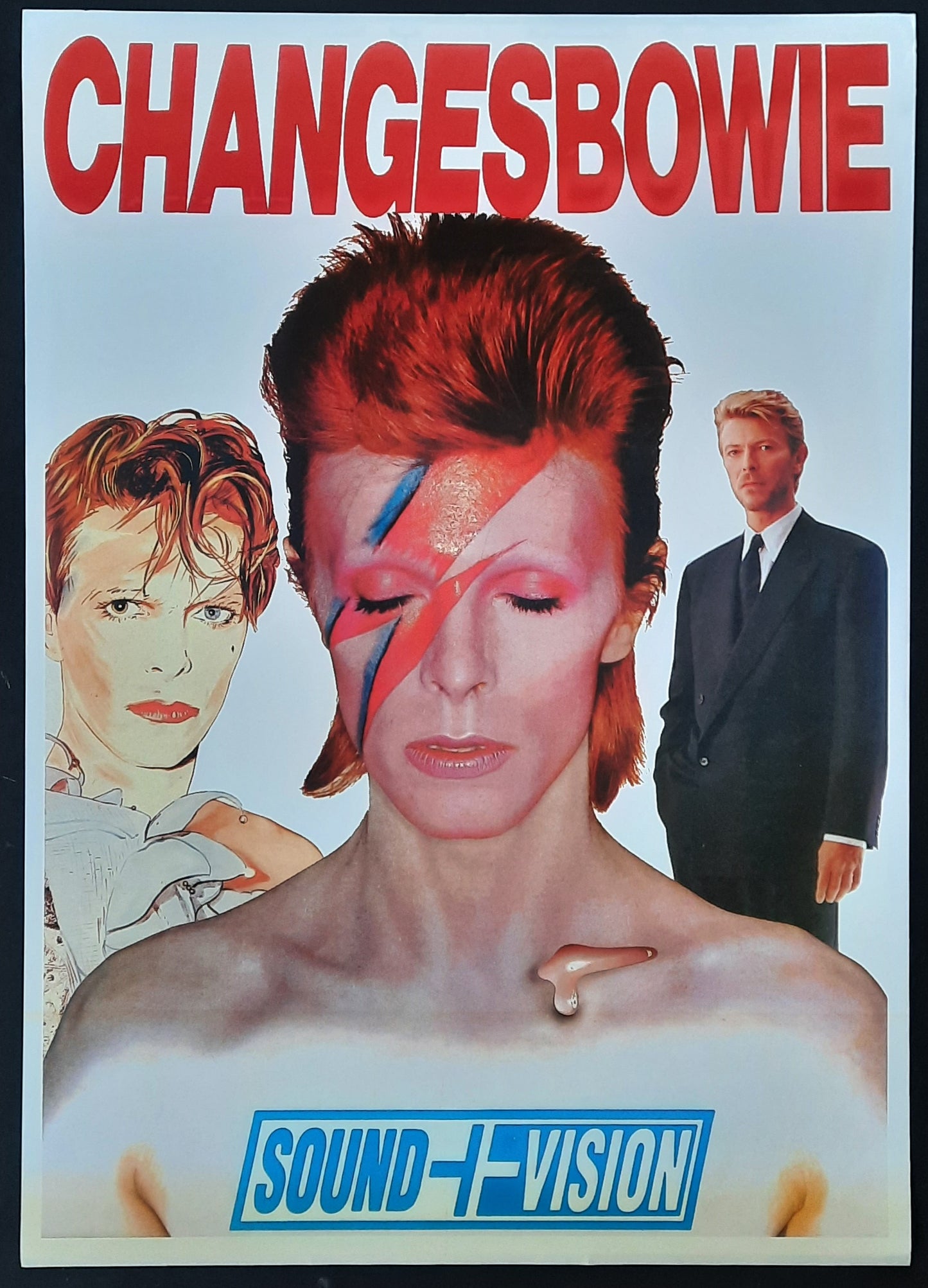 DAVID BOWIE Original Promotion Poster - 1990 Album CHANGESBOWIE 1