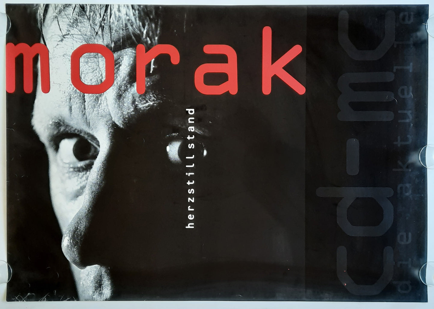 FRANZ MORAK Original Promotion Poster - 1993 Album HERZSTILLSTAND 1