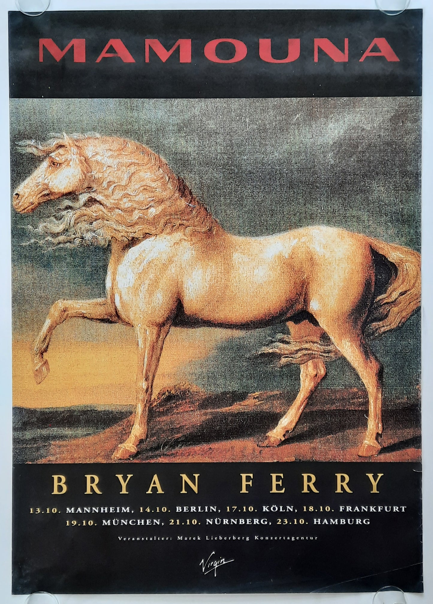 BRIAN FERRY Concert Poster 1994 "Mamouna Tour" Germany