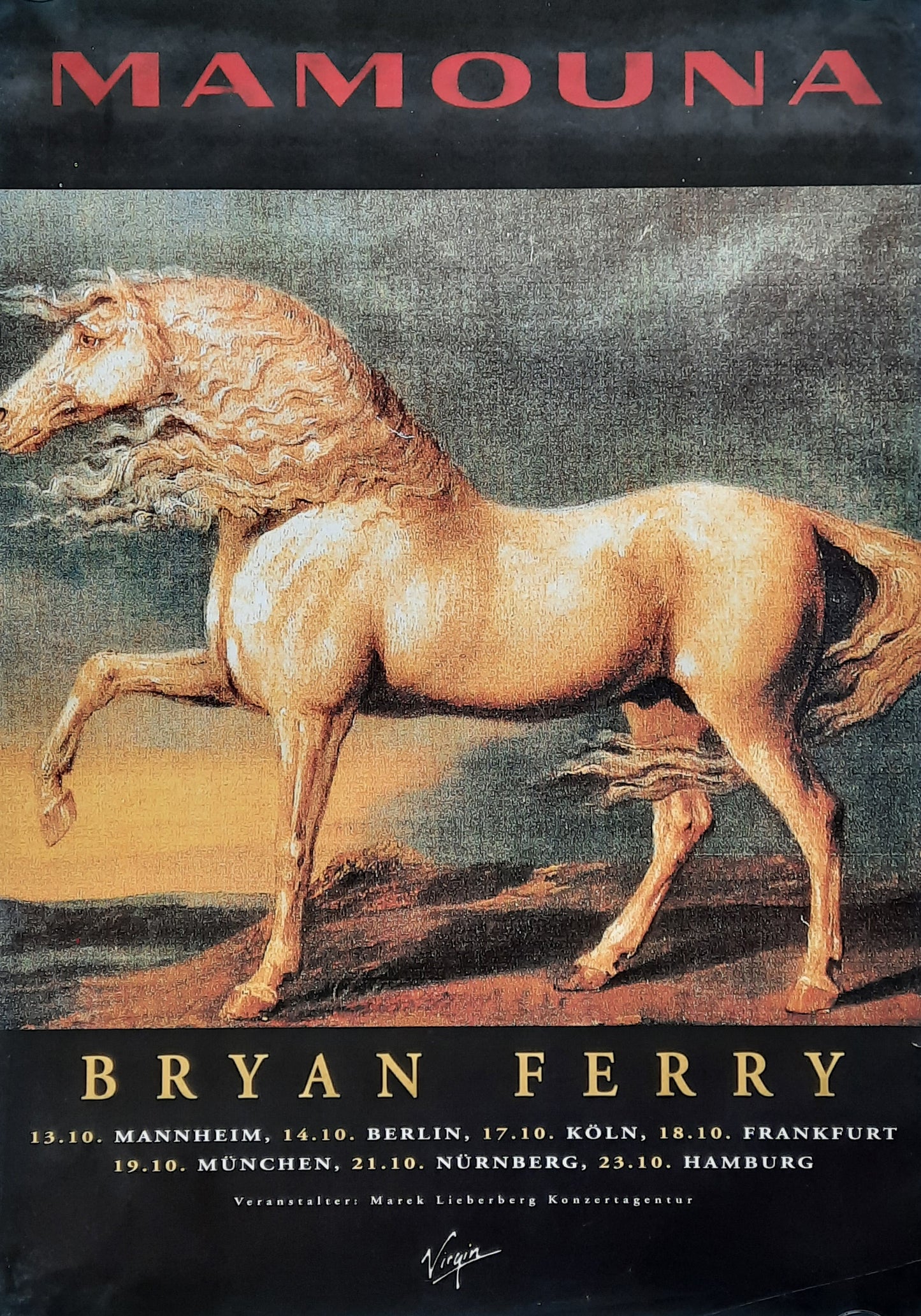 BRIAN FERRY Concert Poster 1994 "Mamouna Tour" Germany