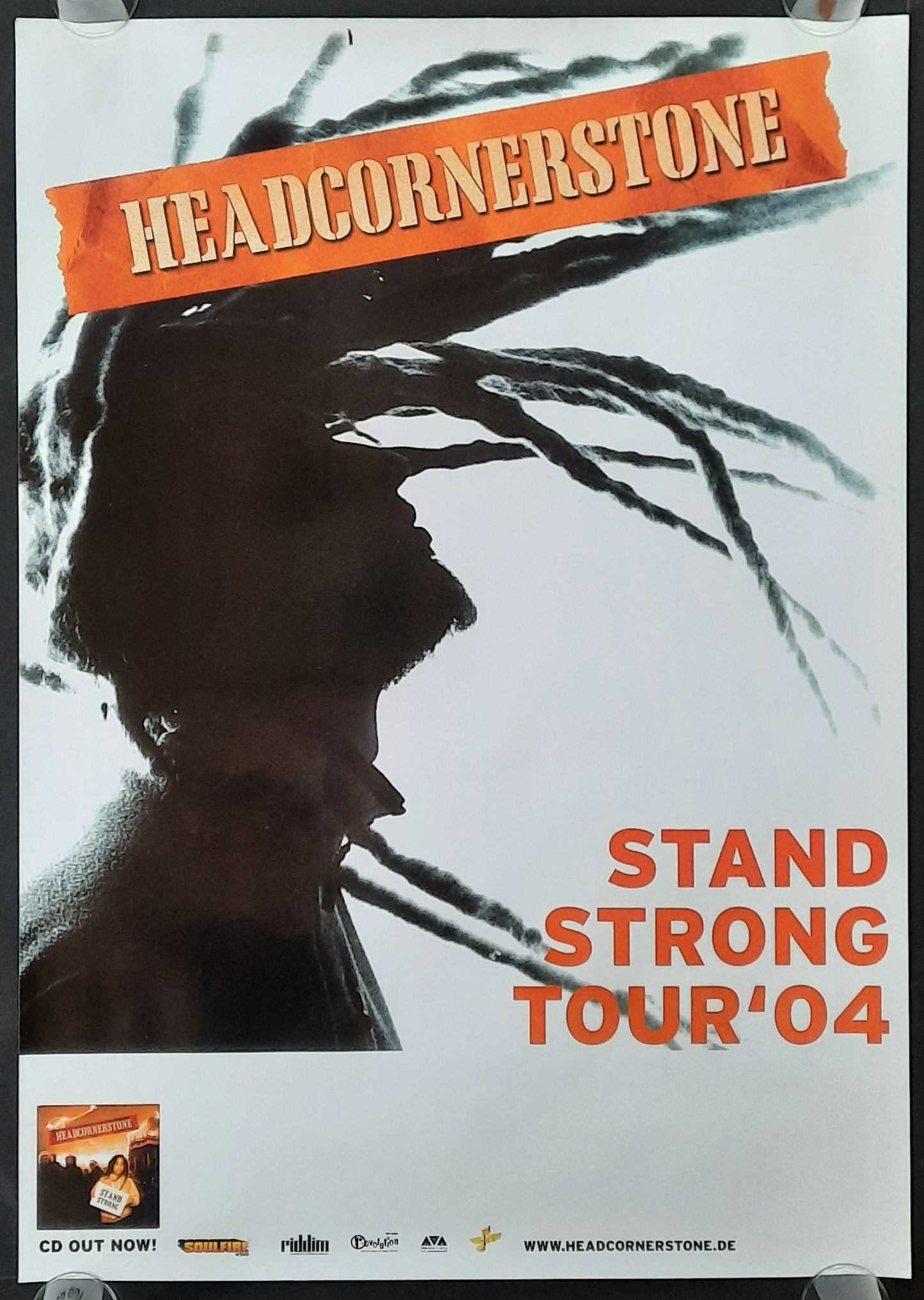 HEADCORNERSTONE Original Conncert Poster 2004 Stand Strong Tour 50x70b (1) 1