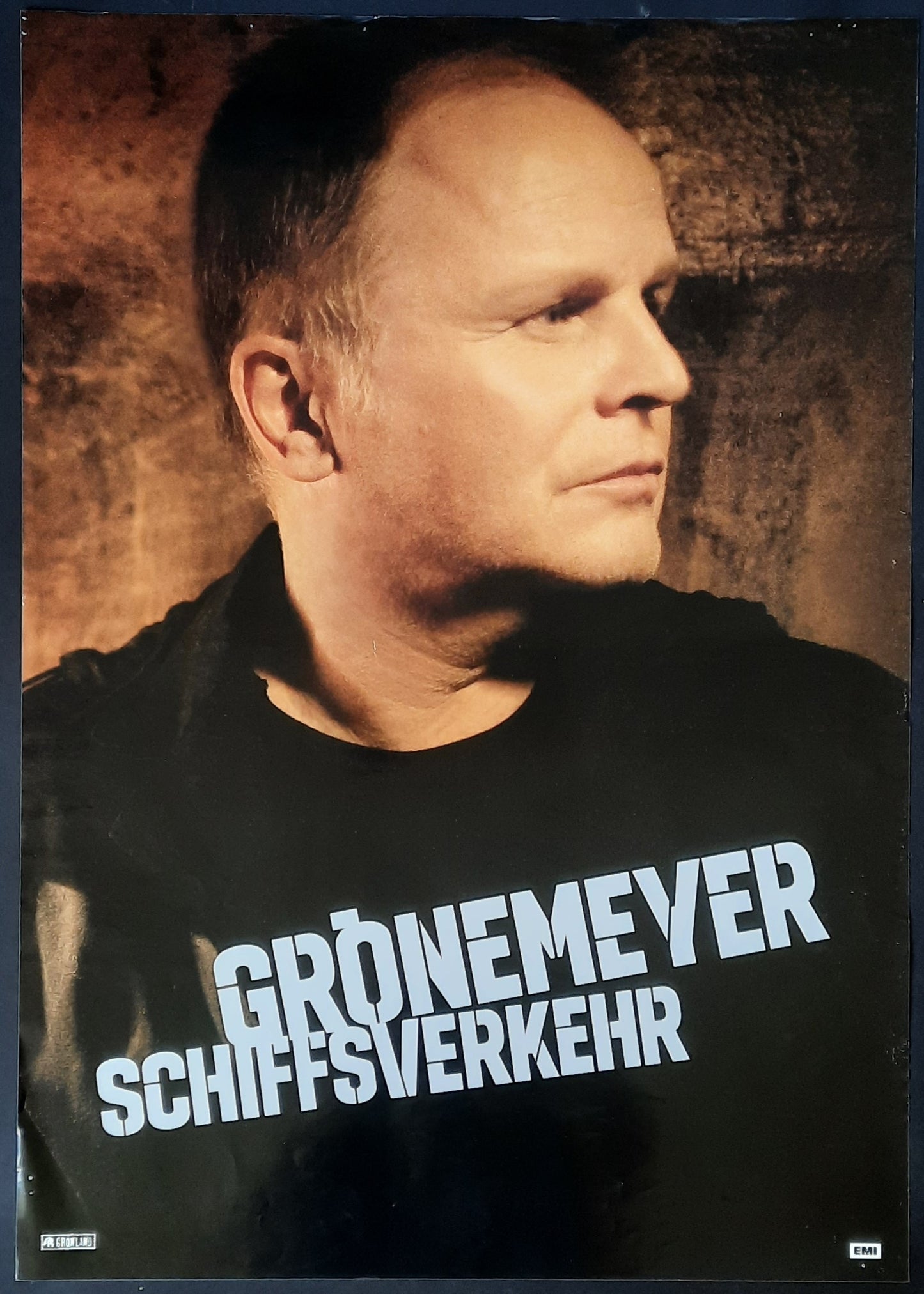 HERBERT GRÖNEMEYER Original Promotion Poster - 2014 Album SCHIFFSVERKEHR 1