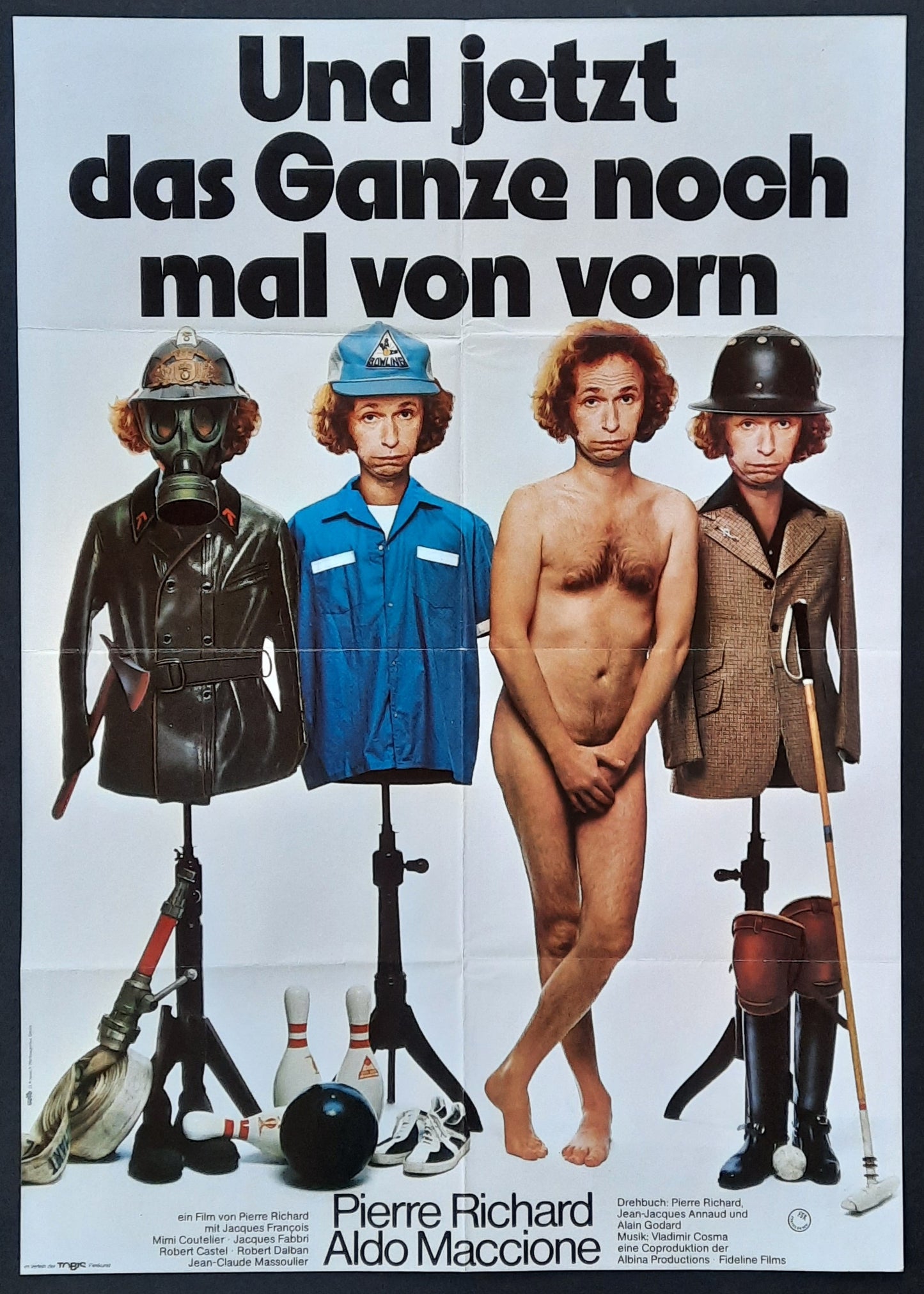 I'M SHY, BUT I'LL HEAL Original Movie Poster 1978 Pierre Richard German 1-Sheet