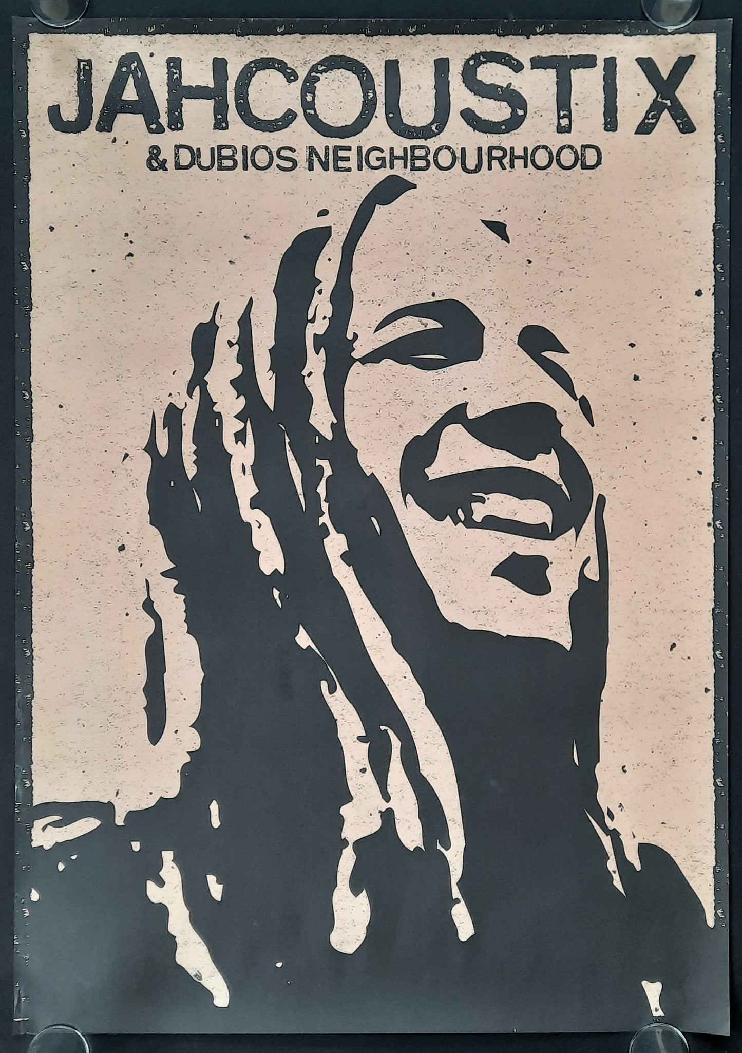 JAHCOUSTIX Original Concert Poster 2014 European Tour