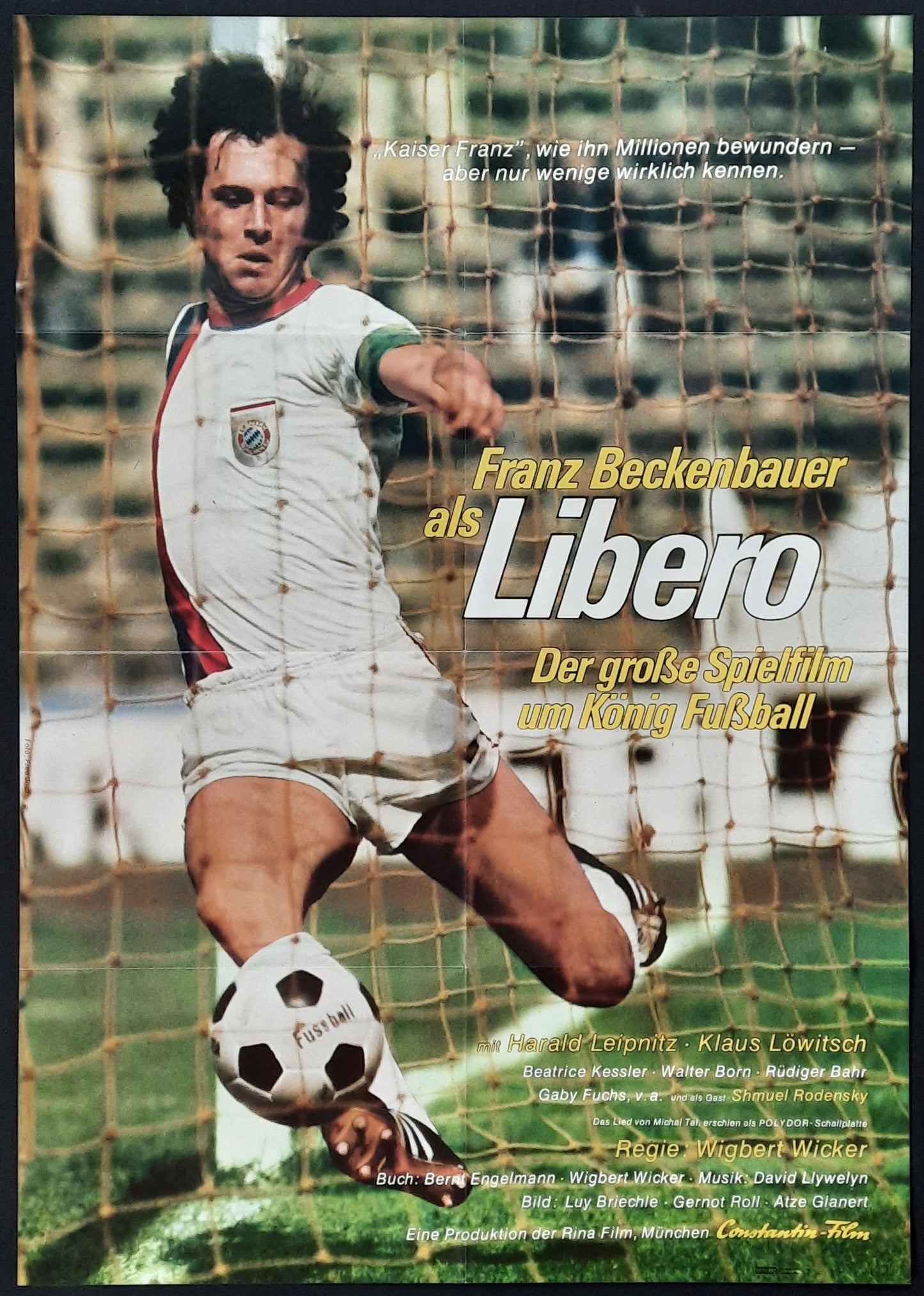 LIBERO Original Movie Poster 1973 Franz Beckenbauer German 1-Sheet