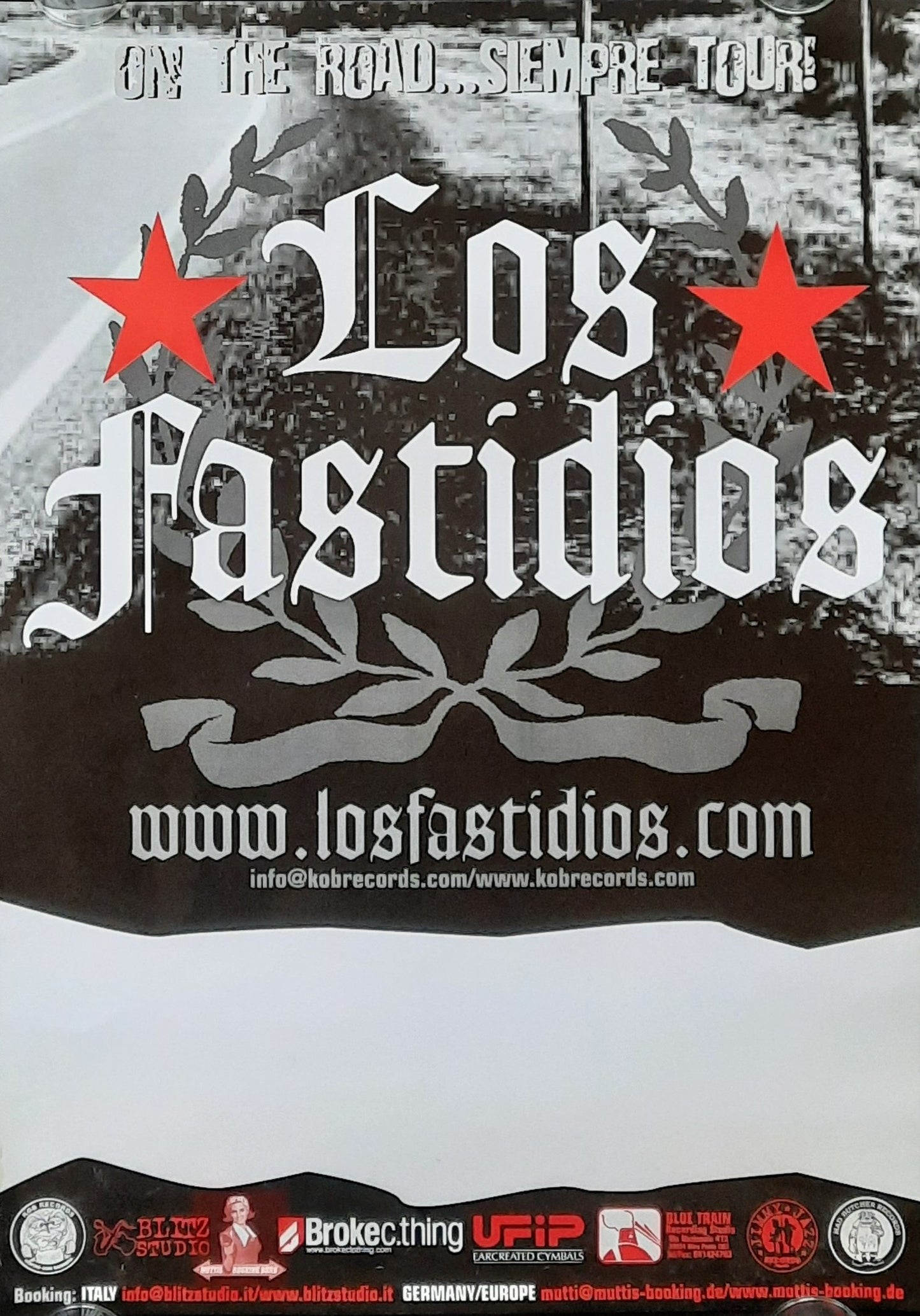 LOS FASTIDIOS Original Concert Poster 2005 World Tour 42x59c (2)