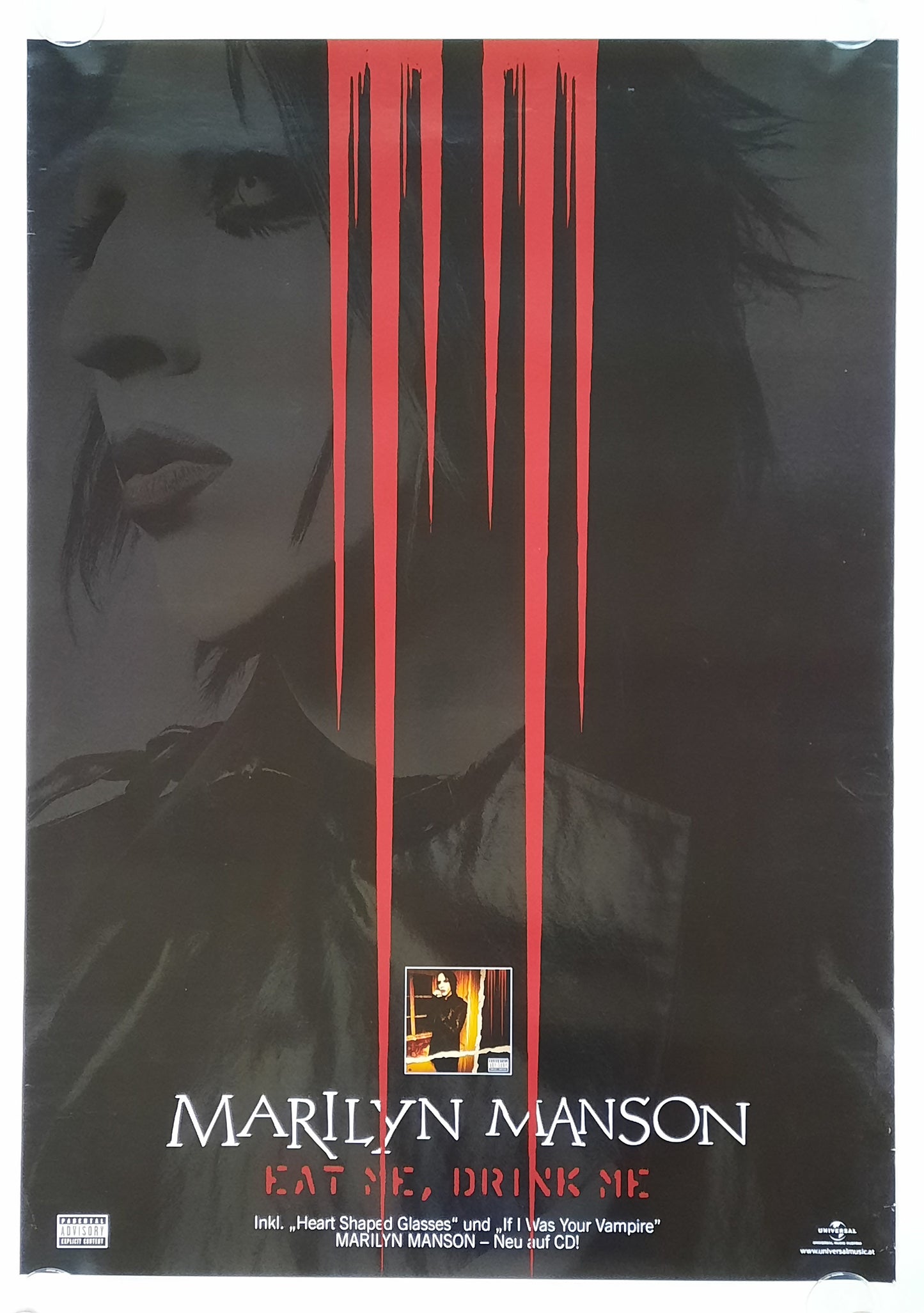 MARILYN MANSON 2007 "Eat Me, Drink Me" Album Promotion Poster 1st Print 2