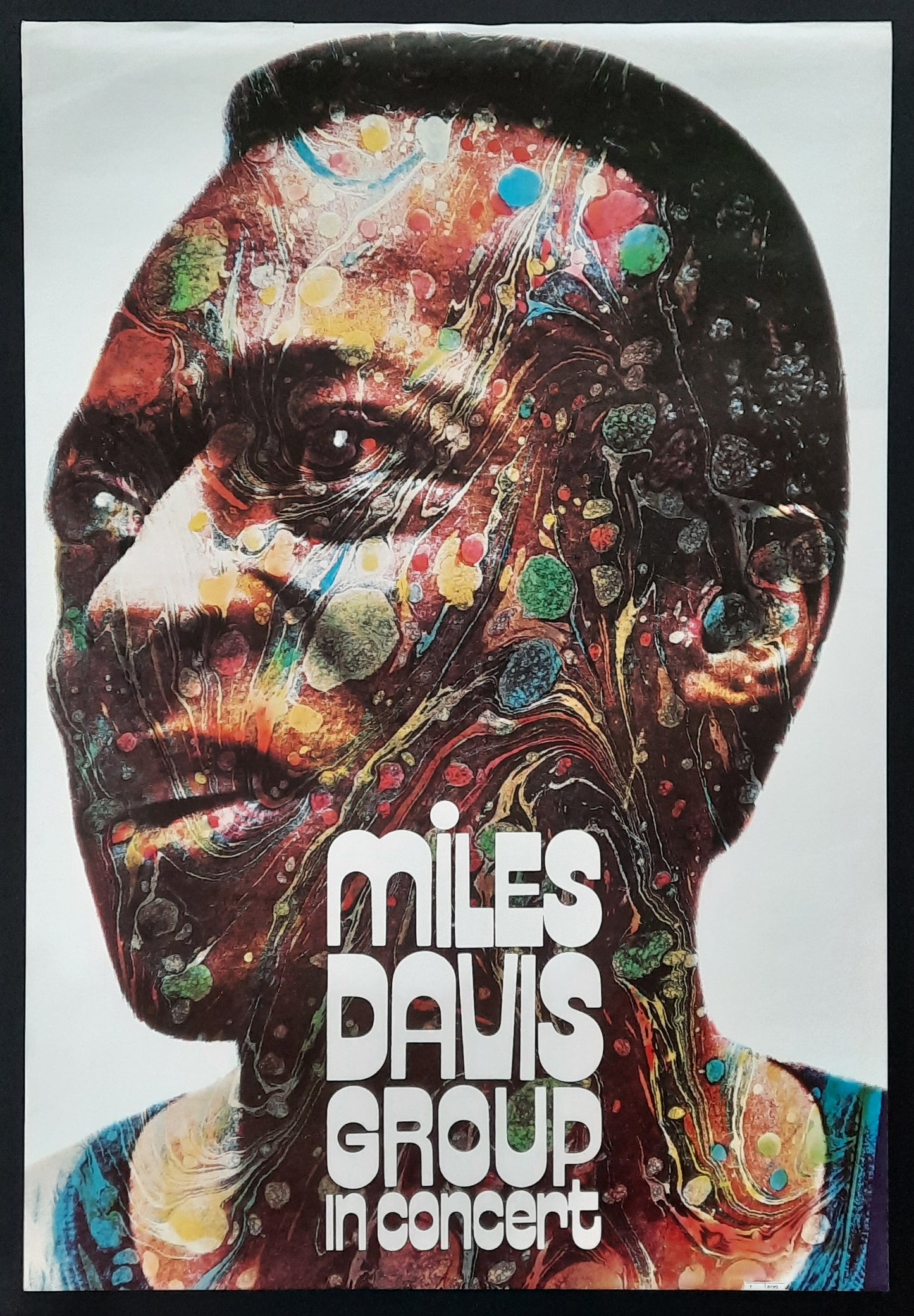 MILES DAVIS 1971 Germany Concert Poster by Kieser 1st Print 2