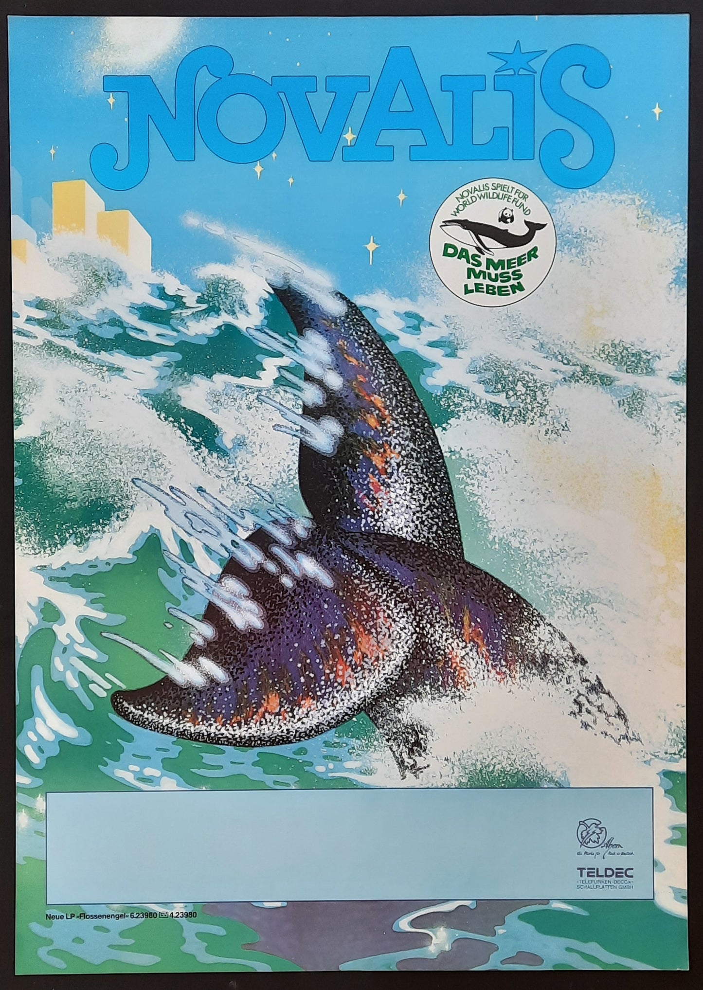 NOVALIS Original Concert Poster 1979 Germany 1