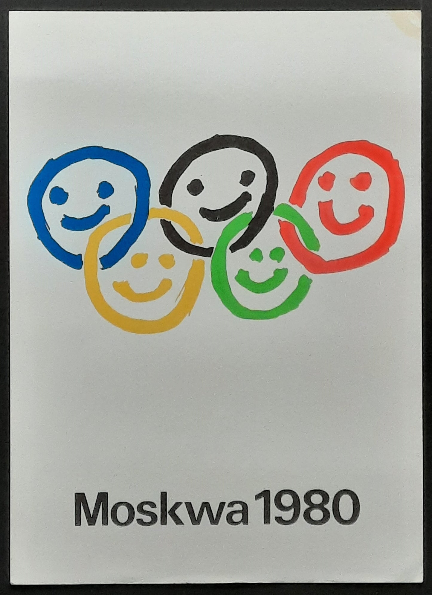 OLYMPIA Moskow 1980 Advertising Poster vintage original 2