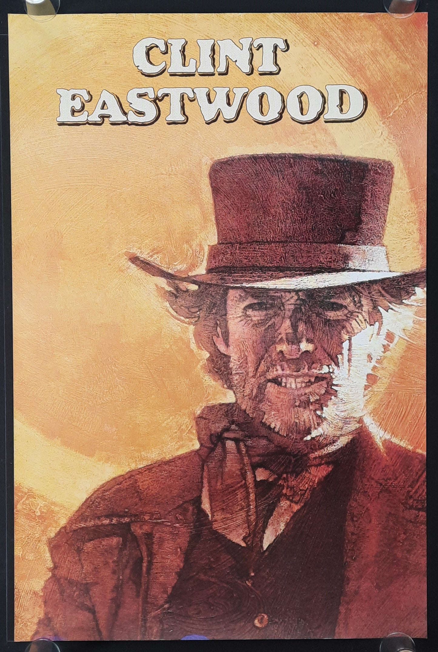 PALE RIDER Original Movie Poster 1985 Clint Eastwood German 1-Sheet ROLLED