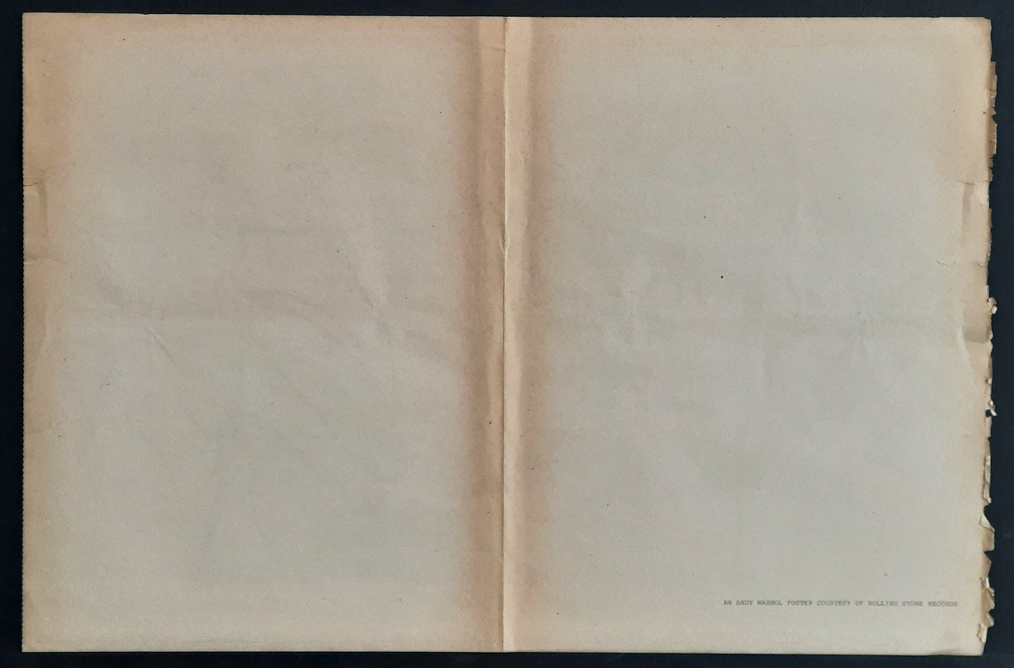 ROLLING STONES Original Promotion Poster - 1977 Album "Love You Live" by Andy Warhol Poster 1st Print