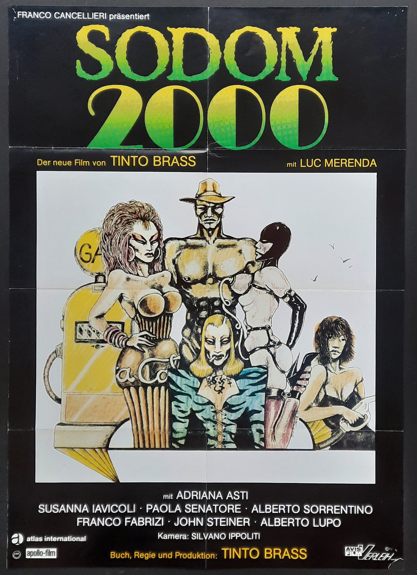 SODOM 2000 Original Movie Poster 1980 Tinto Brass German 1-Sheet 1