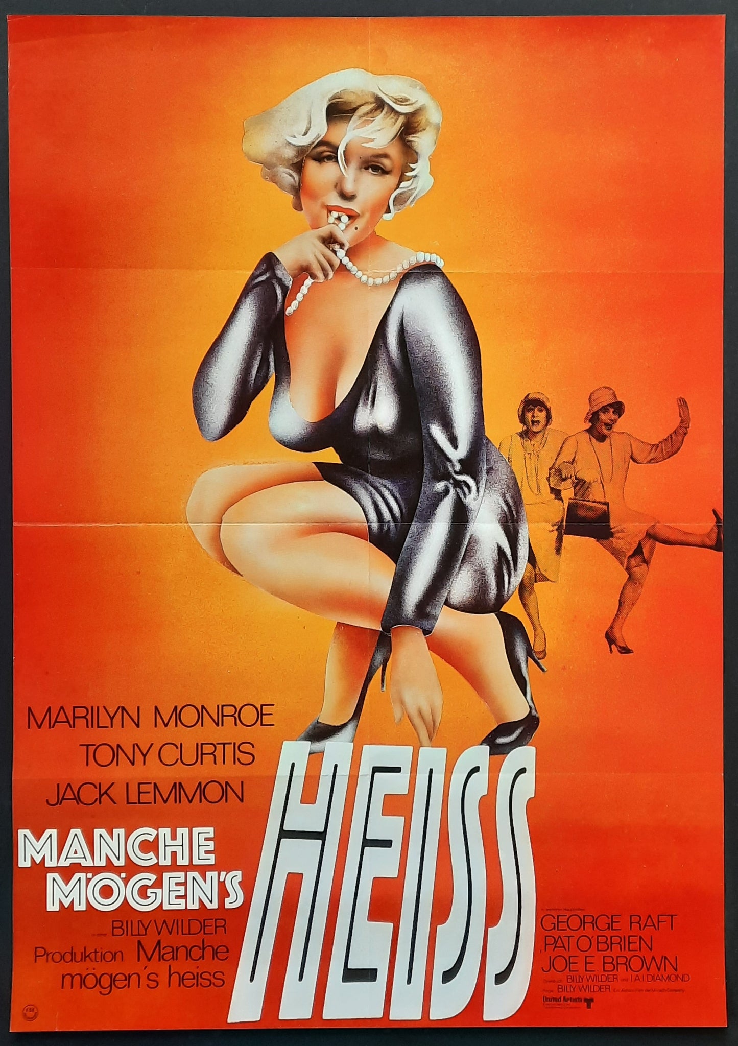SOME LIKE IT HOT Original Movie Poster Re 1971 (1959) German 1-Sheet 2