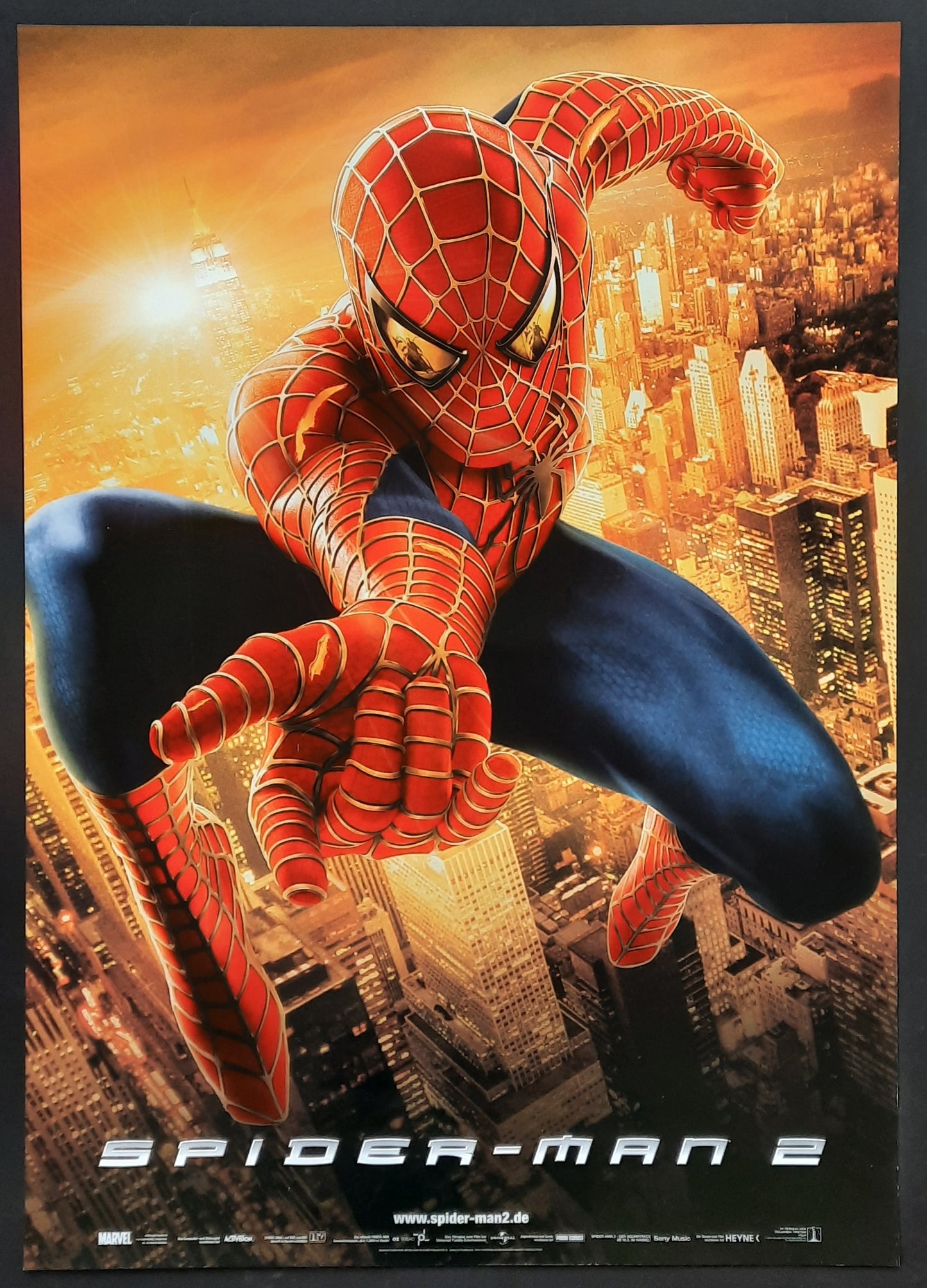 SPIDERMAN 2 Original Movie Poster Teaser 1 F 2002 ROLLED 2