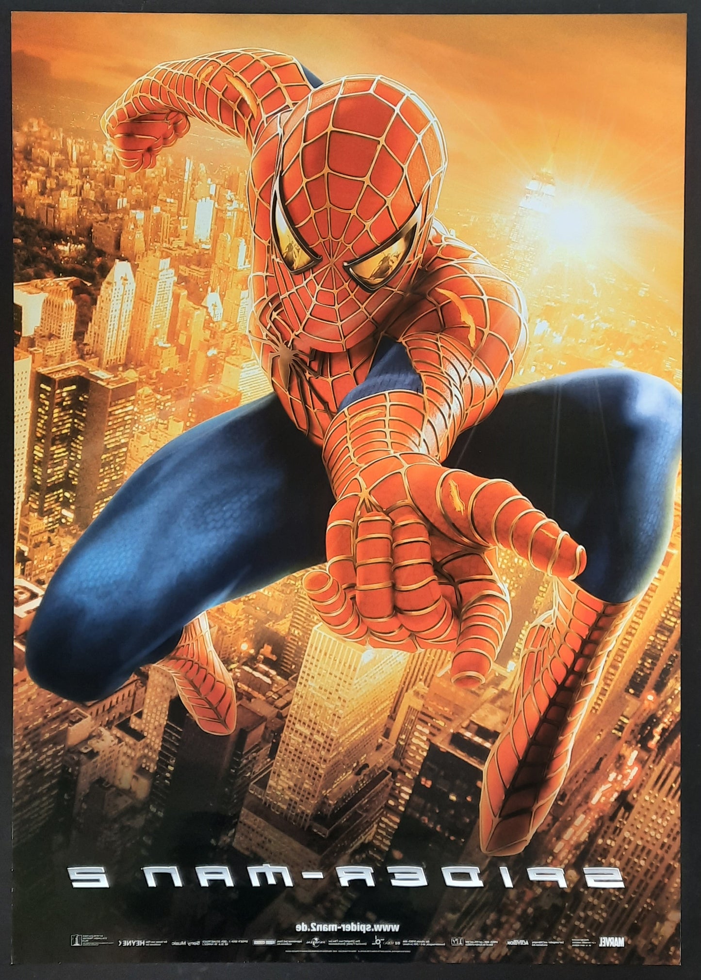 SPIDERMAN 2 Original Movie Poster Teaser 1 F 2002 ROLLED 3