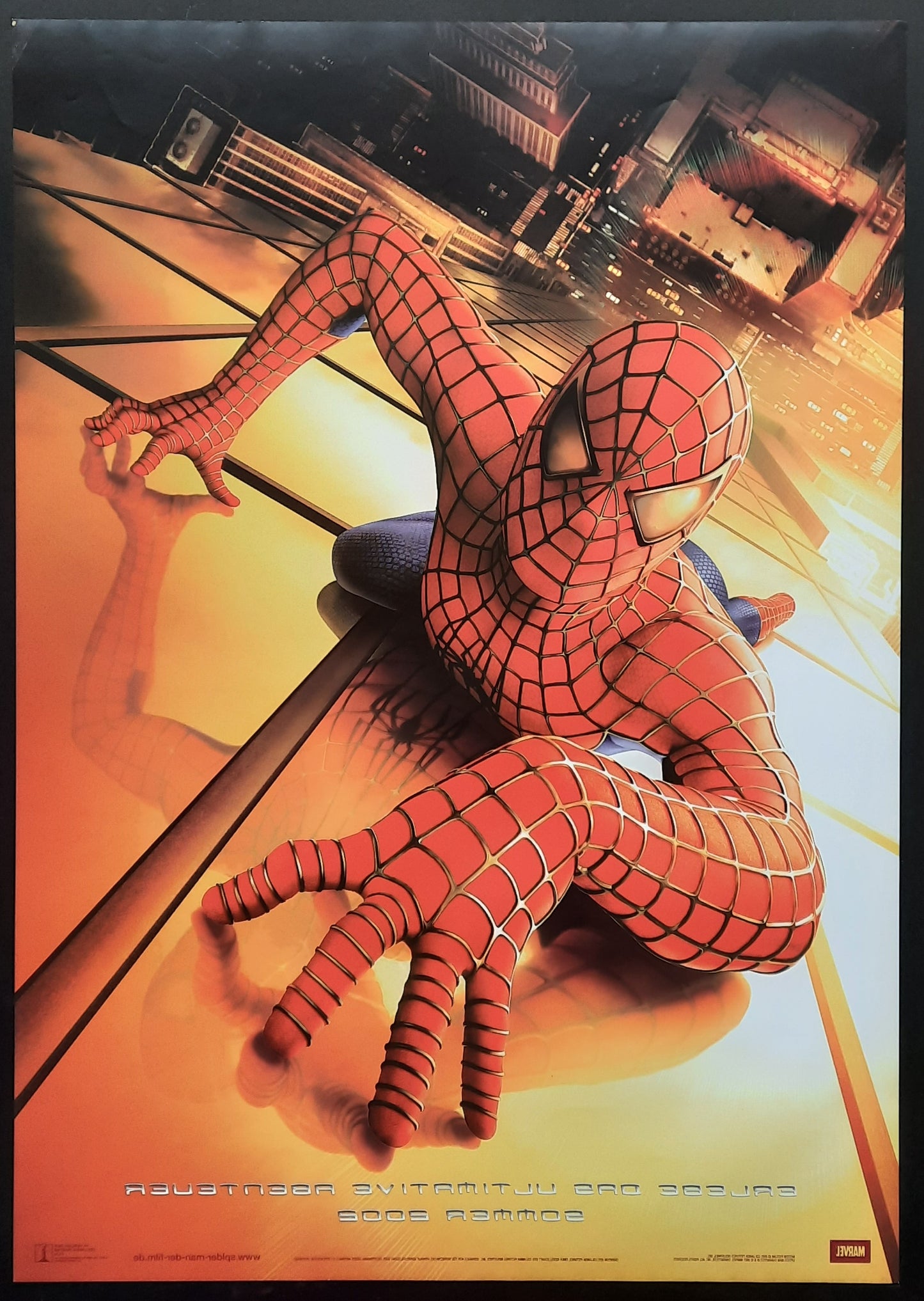 SPIDERMAN 2 Original Movie Poster Teaser 2 F 2002 ROLLED 3