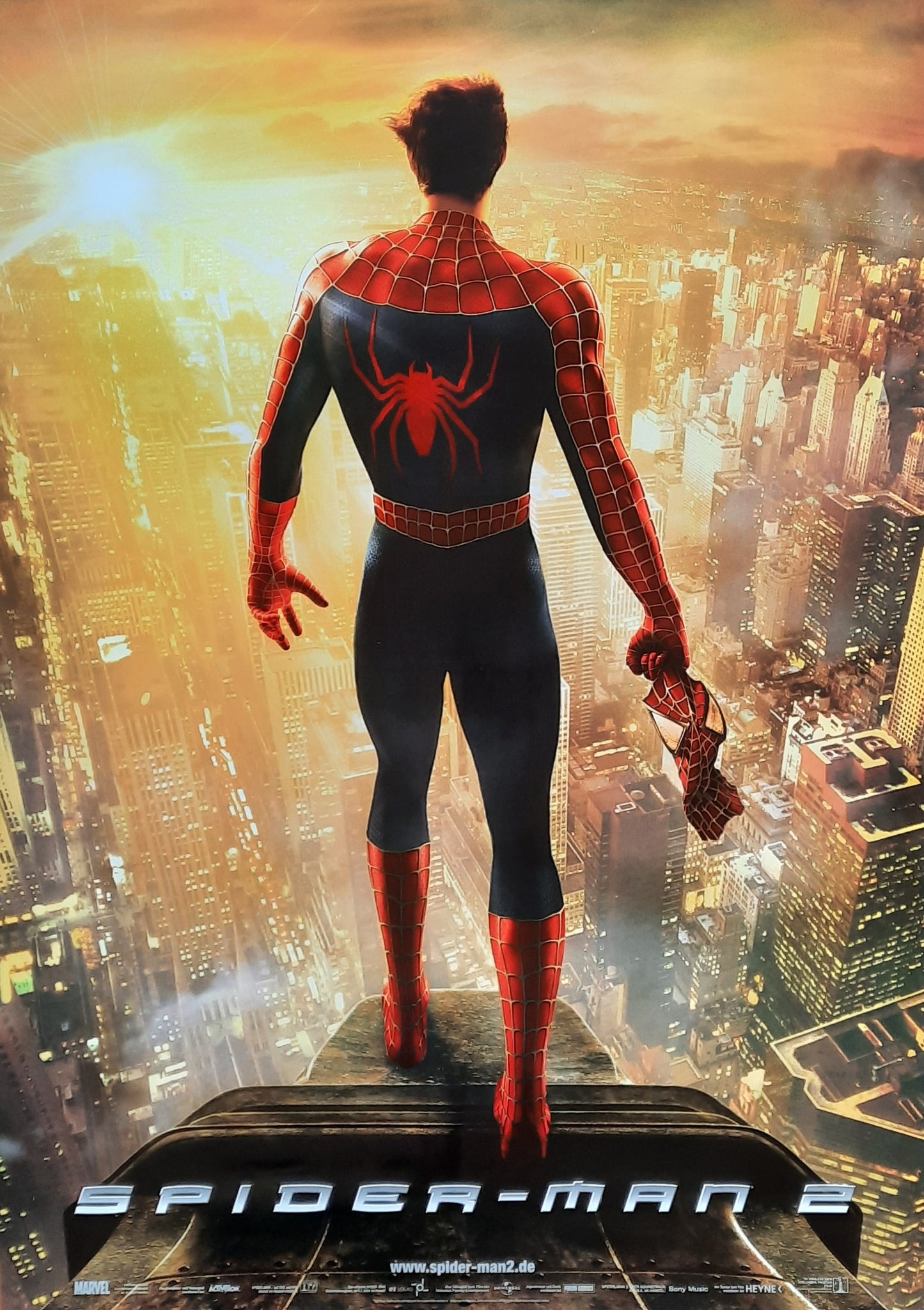 SPIDERMAN 2 Original Movie Poster Teaser 3 F 2002 ROLLED 1