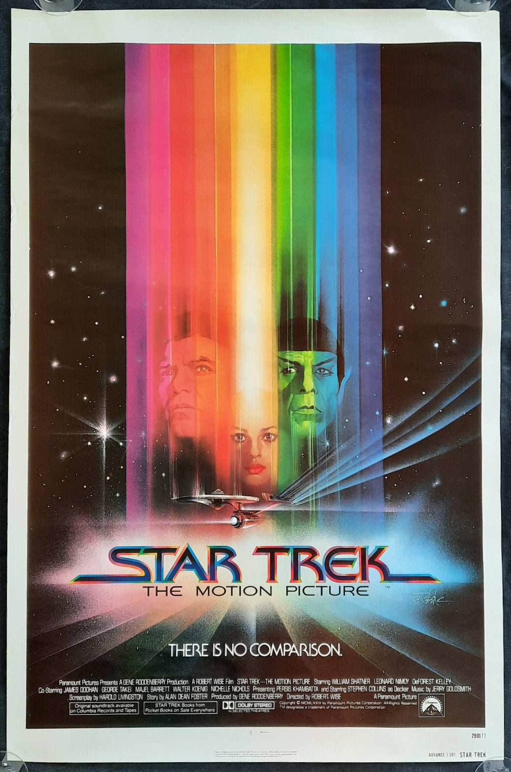 STAR TREK Original Movie Poster 1979 The Motion Picture US 1-Sheet ROLLED 2