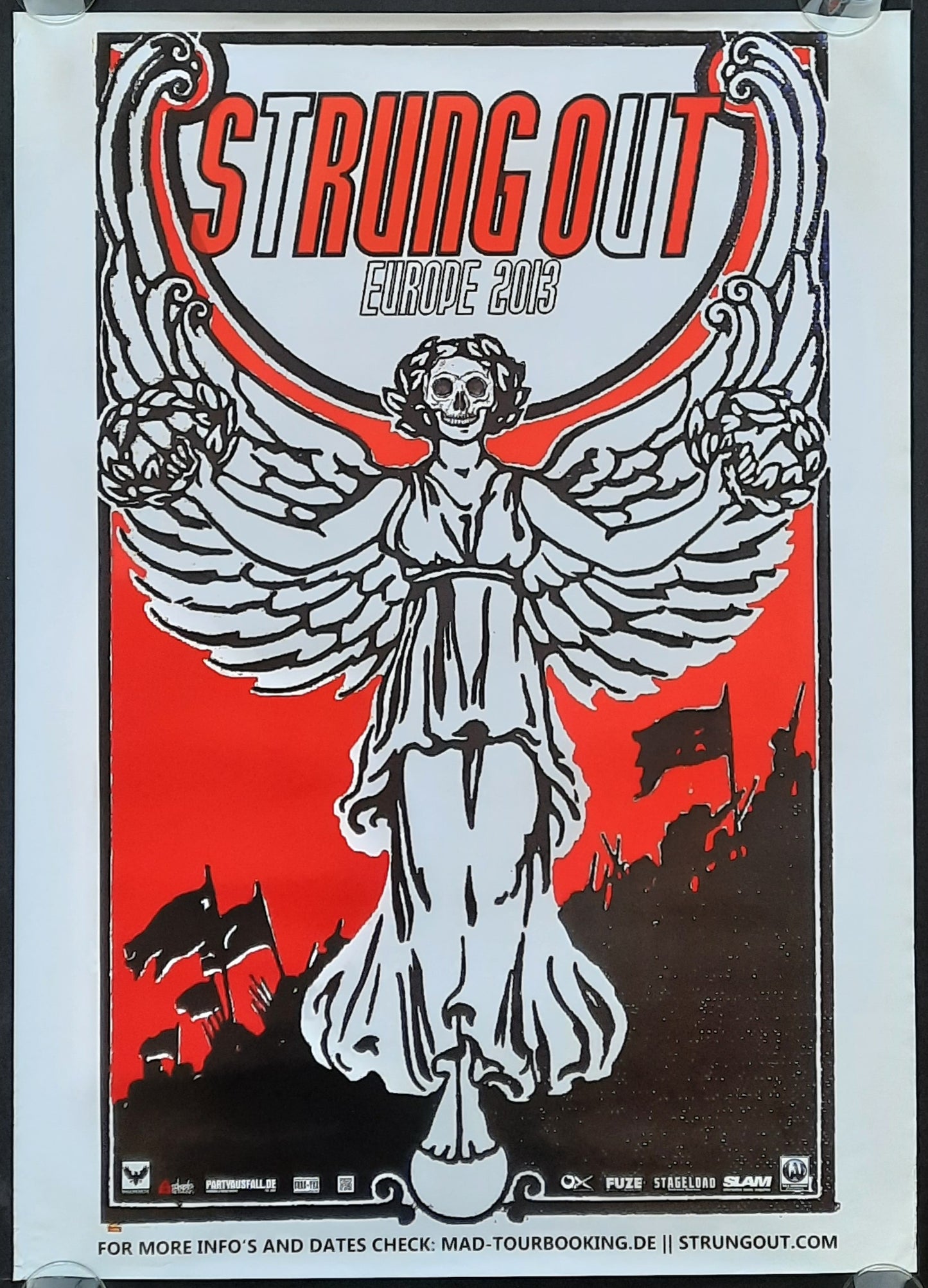 STRUNG OUT Original Concert Poster 2013 Europe 50x70 1