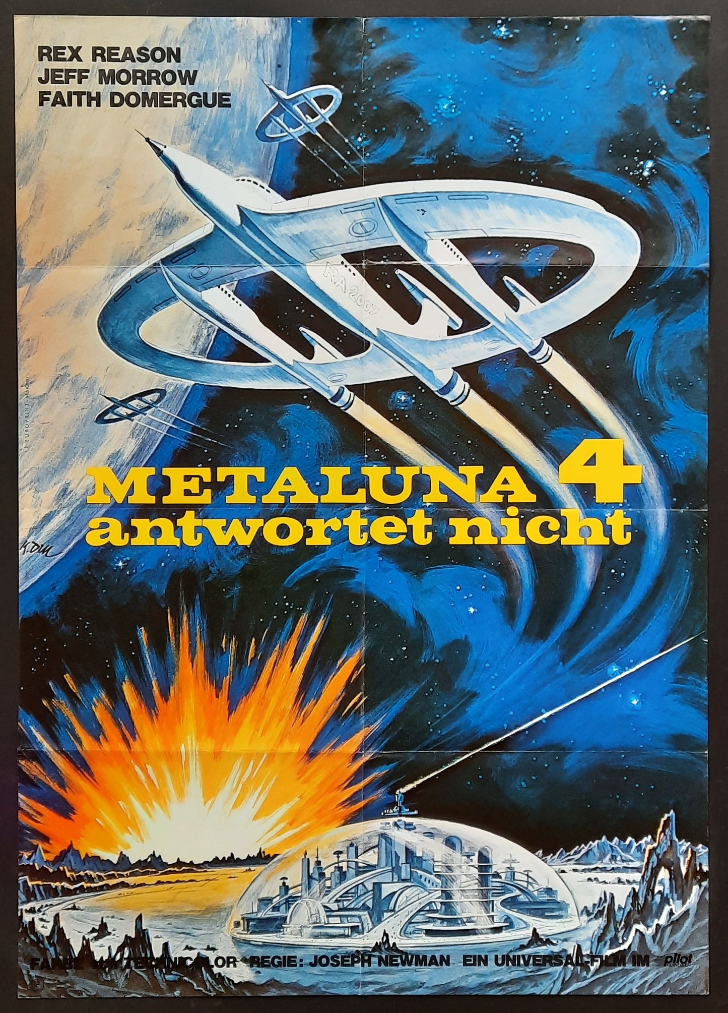 THIS ISLAND EARTH Original Movie Poster 1979 (1955) German 1-Sheet 2