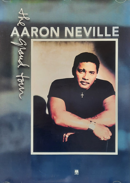 AARON NEVILLE Original Promotion Poster - 1993 Album "The Grand Tour"