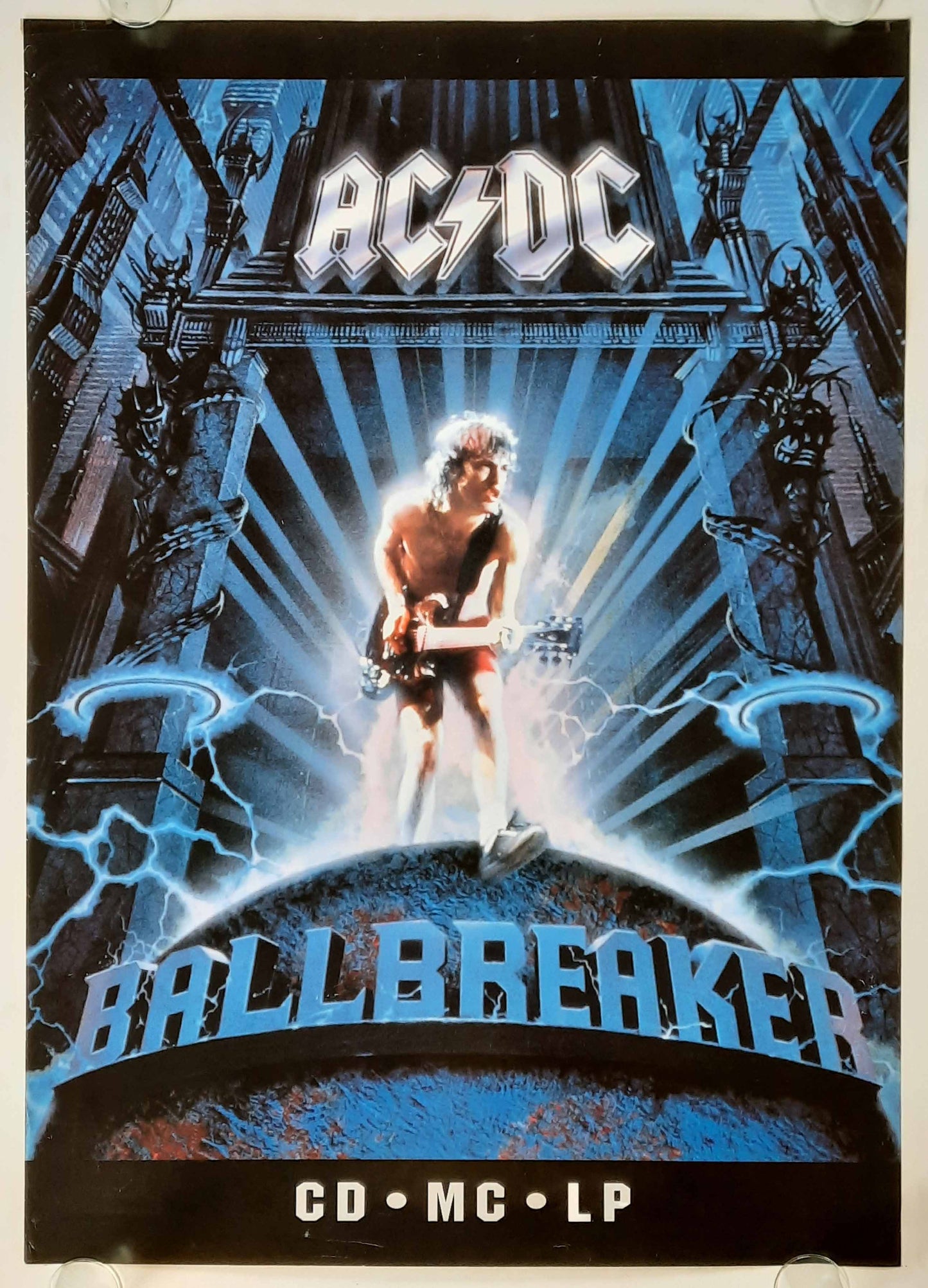 AC/DC Original Promotion Poster - 1995 Album "Ballbreaker Album" 2