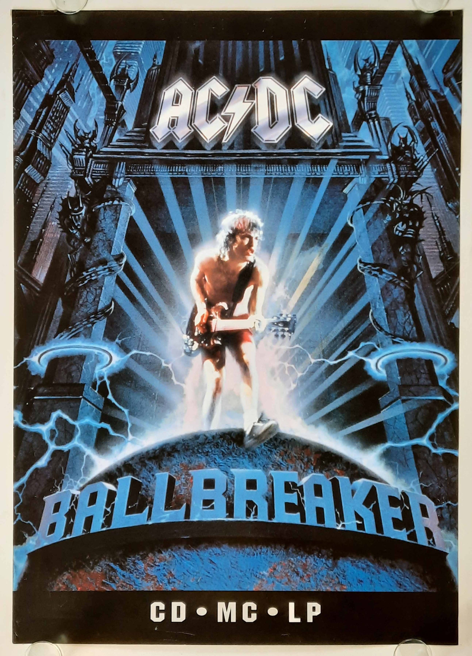 AC/DC Original Promotion Poster - 1995 Album "Ballbreaker Album" 2