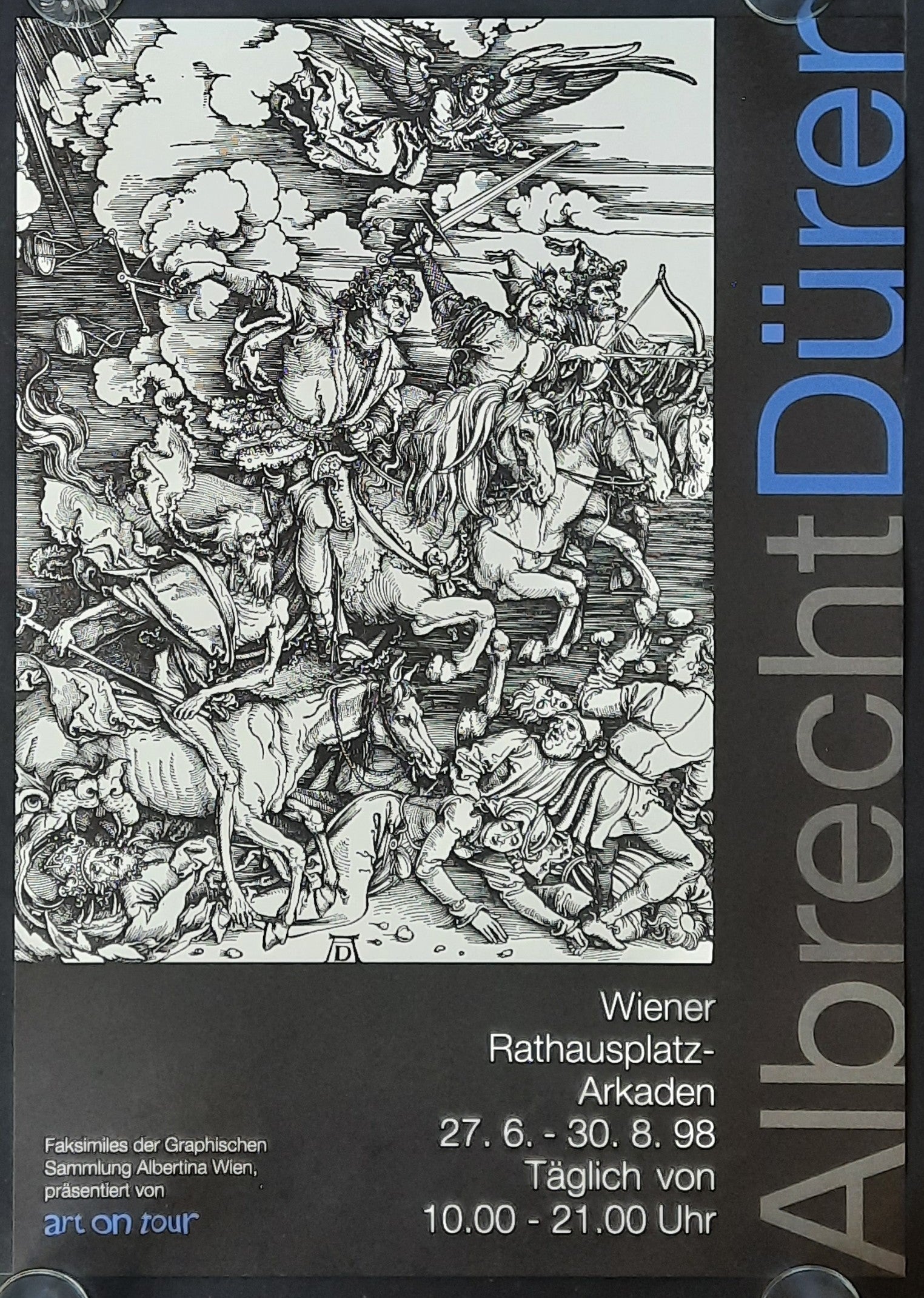 ALBRECHT DÜRER  1998 Original Exhibition Poster -  Vienna Austria 42x59