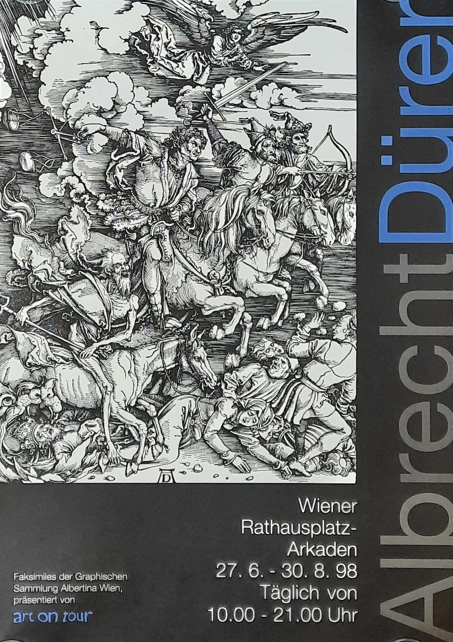 ALBRECHT DÜRER  1998 Original Exhibition Poster -  Vienna Austria 42x59