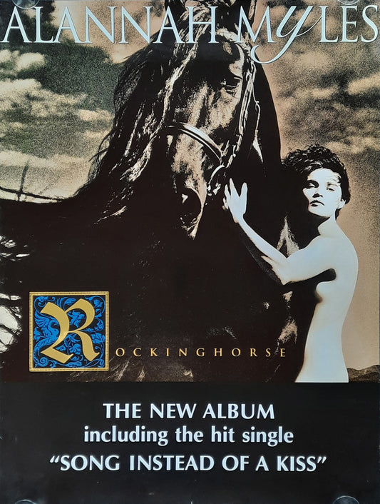 ALLANAH MYLES Original Promotion Poster - 1992 Album "Rockinghorse"