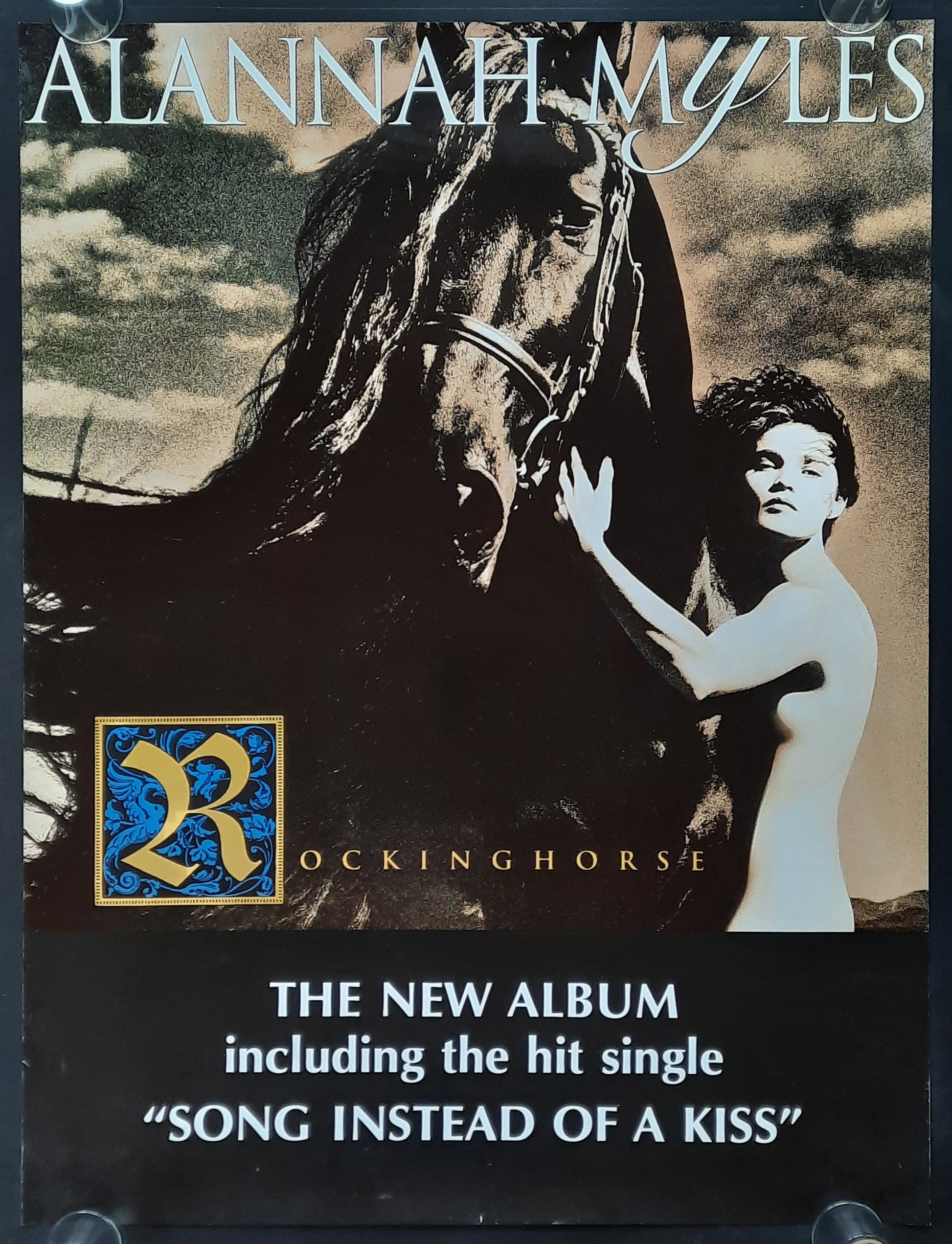 ALLANAH MYLES Original Promotion Poster - 1992 Album "Rockinghorse" 2