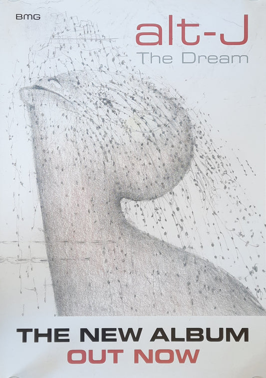 ALT-J 2022 Original Promotion Poster - Album THE DREAM