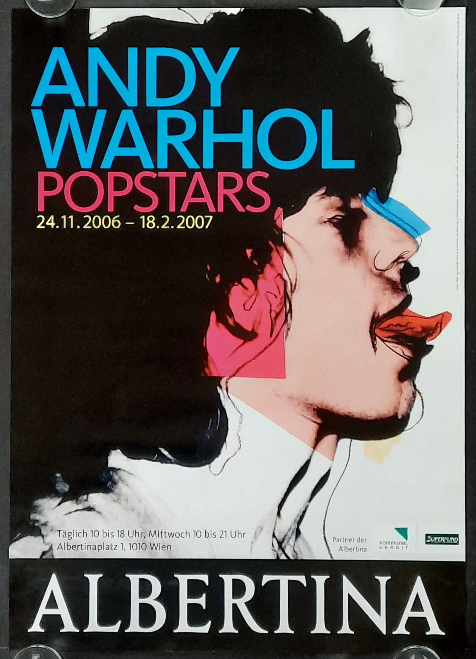ANDY WARHOL Original Exhibition Poster 2007 Albertina Vienna Austria42x59 1