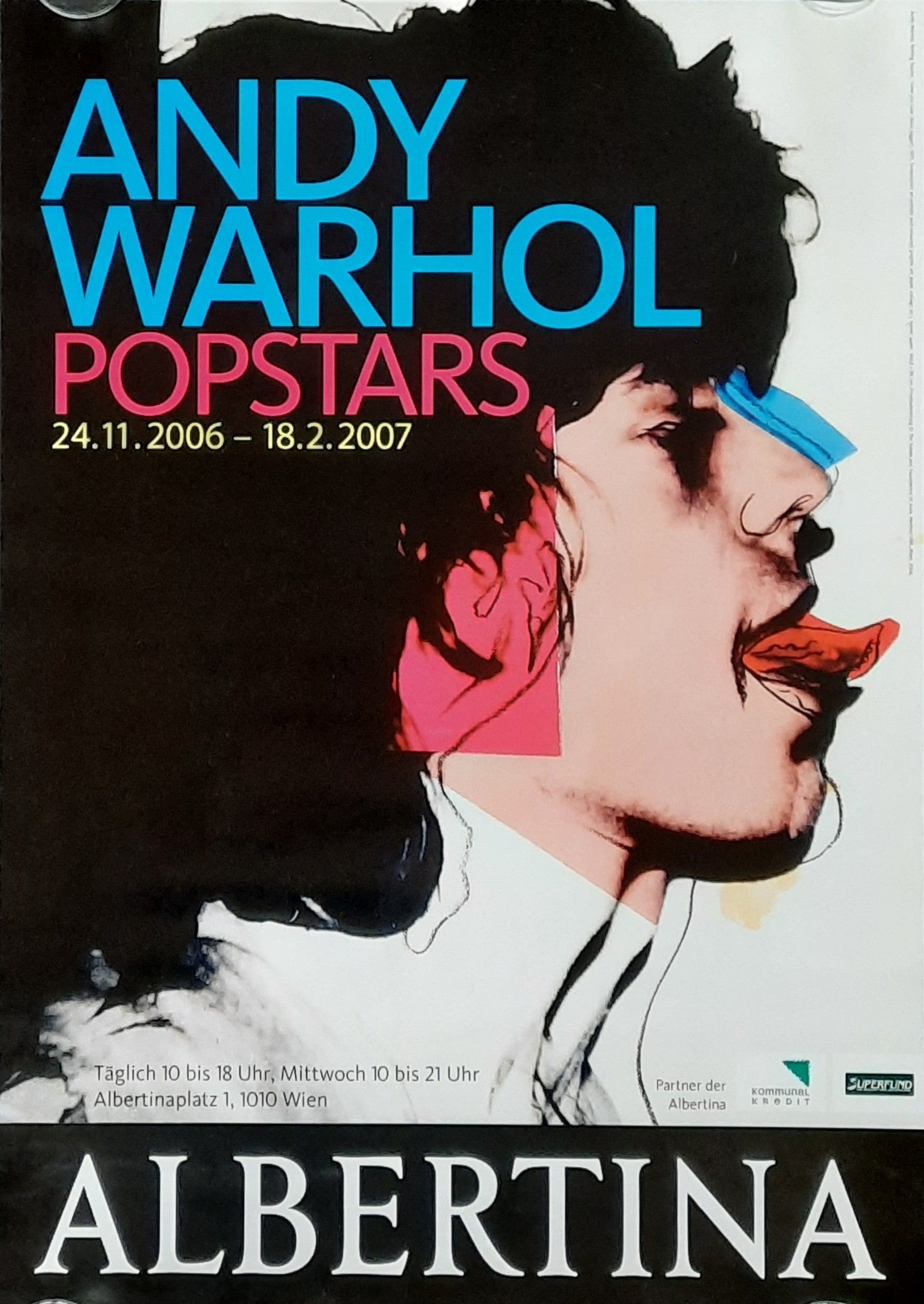 ANDY WARHOL Original Exhibition Poster 2007 Albertina Vienna Austria42x59 1
