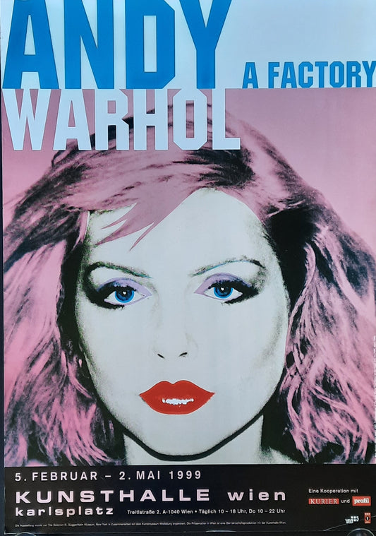 ANDY WARHOL Original Exhibition Poster 1999 Kunsthalle Vienna Austria 1