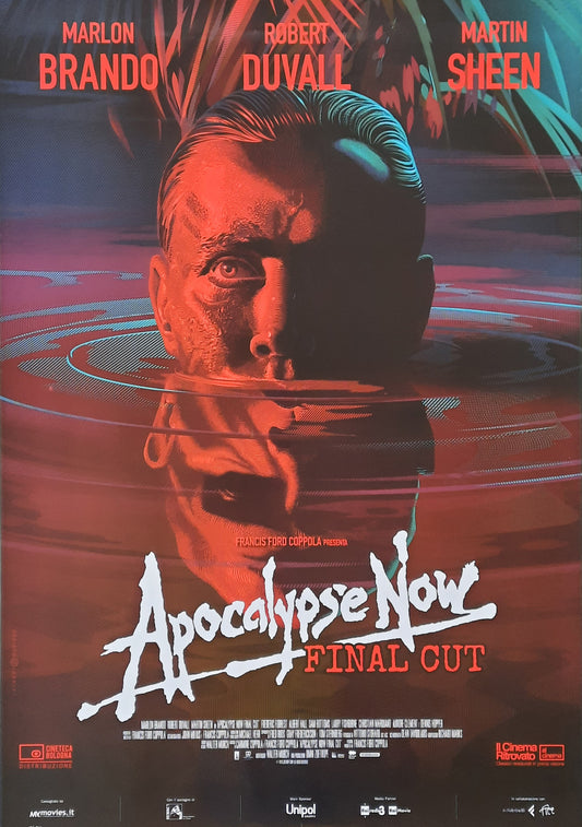 APOCALYPSE NOW - FINAL CUT Original Movie Poster R 2019 (1979) Francis Ford Coppola Marlon Brando Martin Sheen Italian 1-Sheet  ROLLED