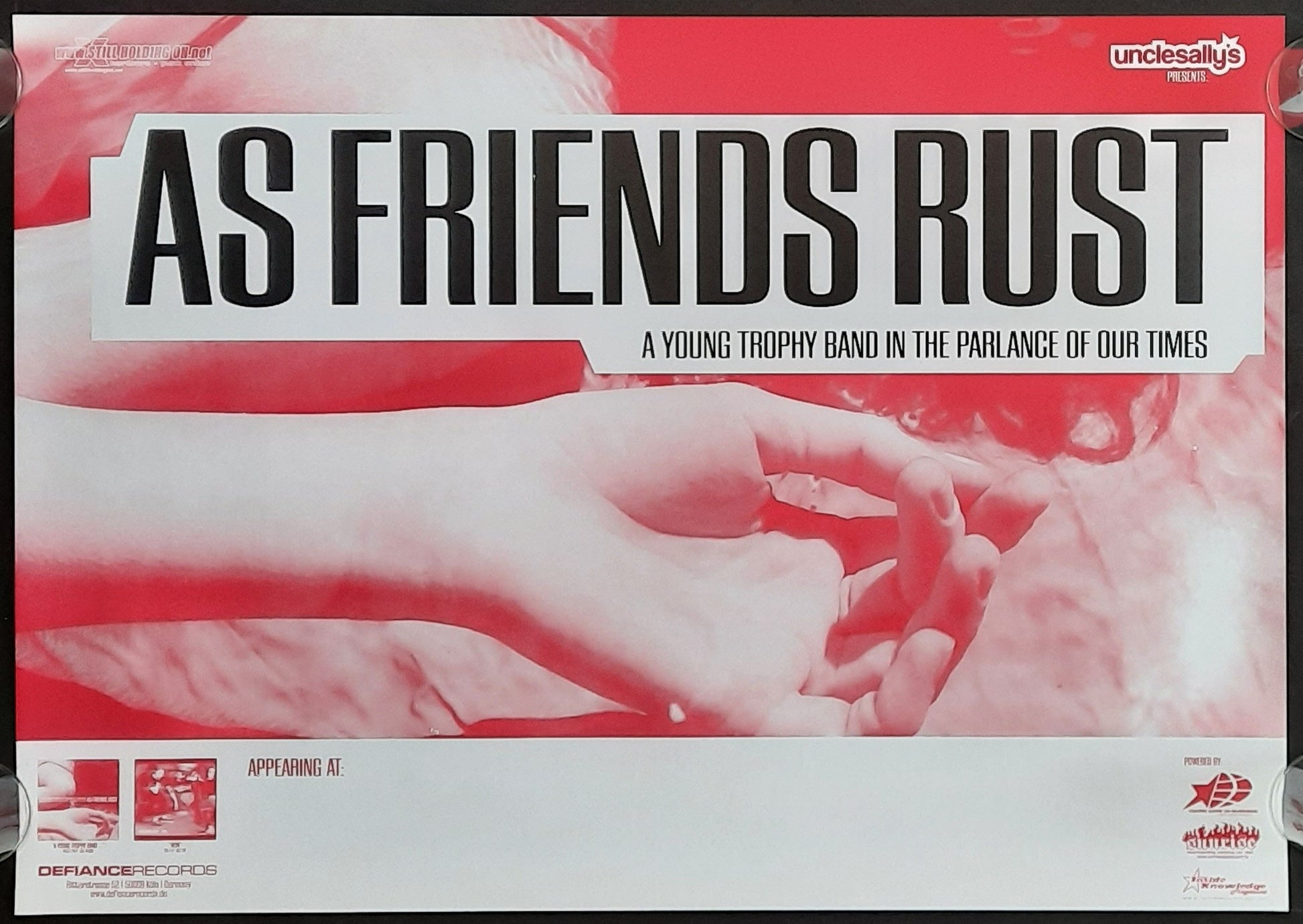 AS FRIENDS RUST Original Concert Poster 2002 World Tour 42x59d (15)