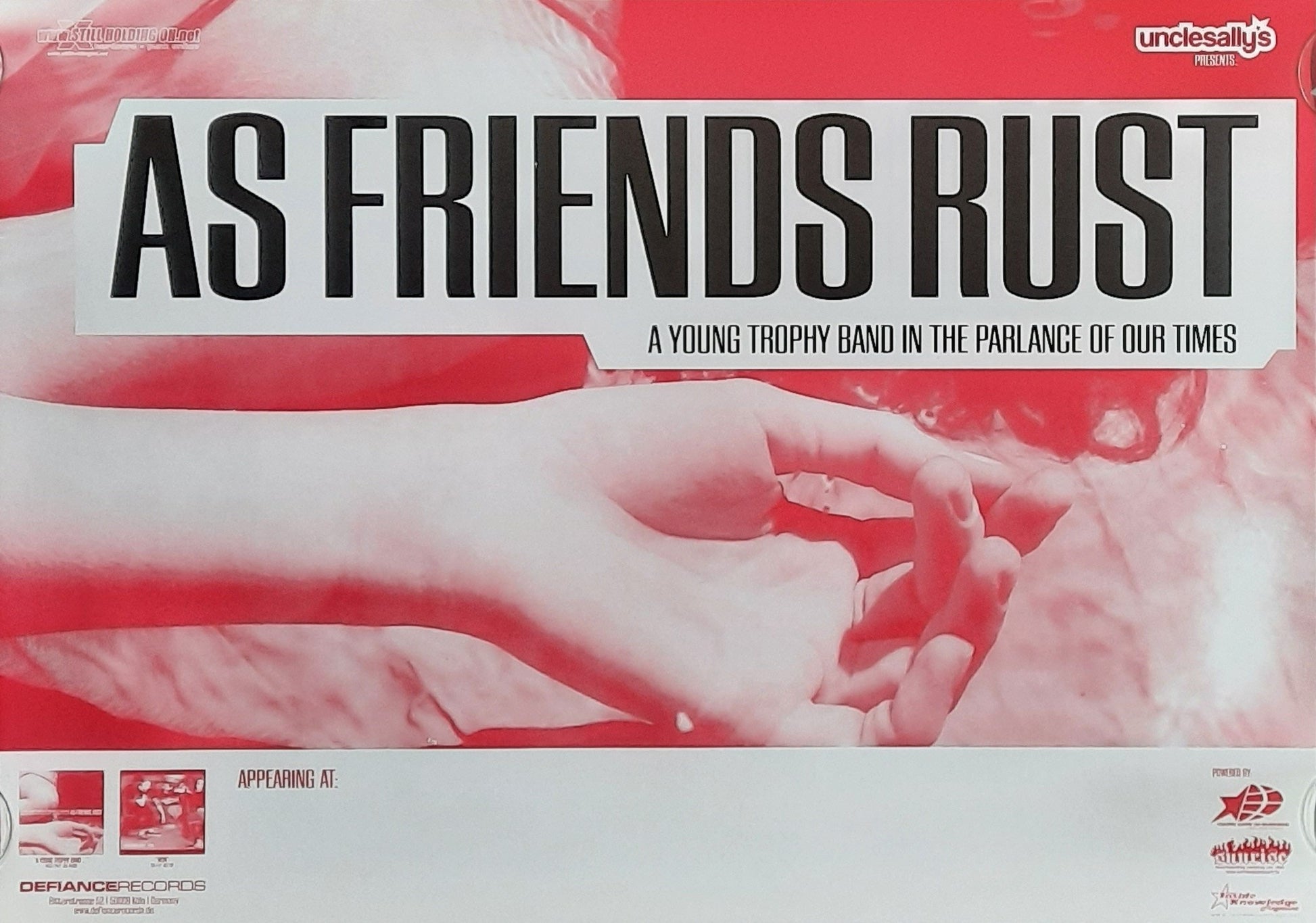 AS FRIENDS RUST Original Concert Poster 2002 World Tour 42x59d (15)