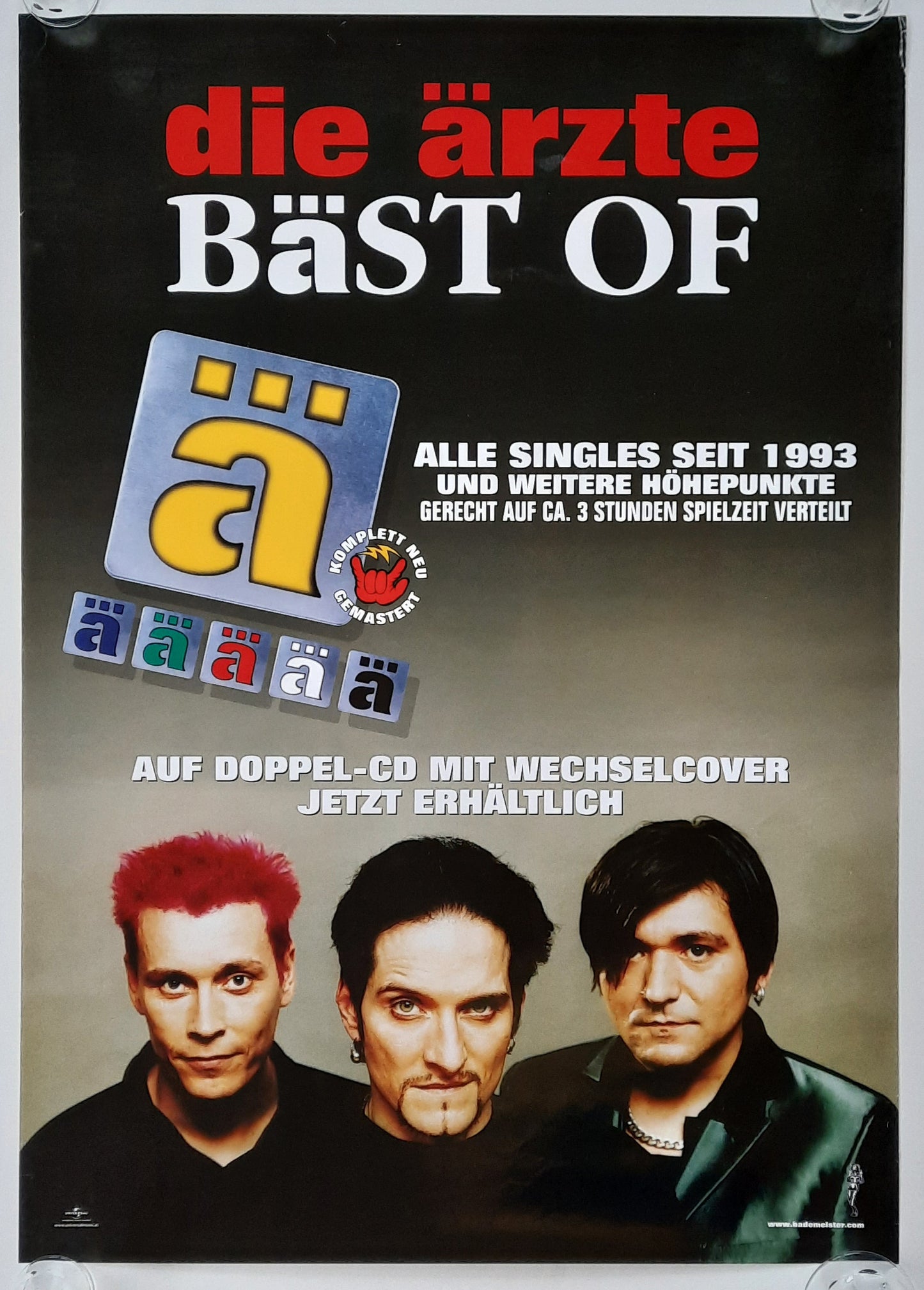 ÄRZTE 2006 Promotion Poster Album "Bäst Of"  1st print